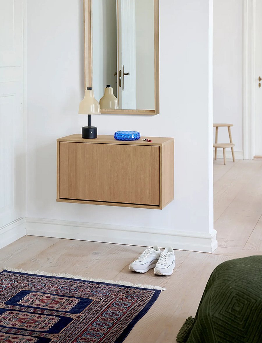 ReCollector - Elegant wall-mounted Shoe Box - schuhregale und tabletts - warm oak - 0