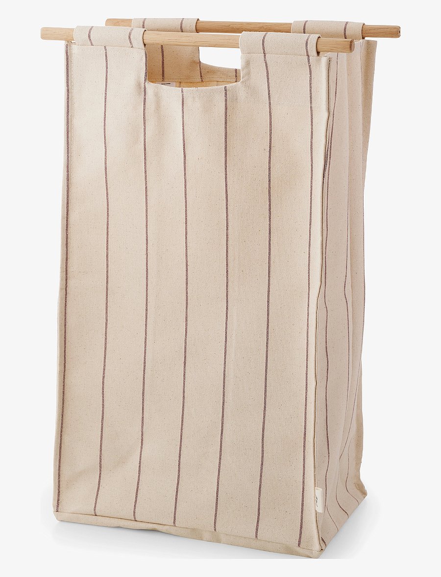 ReCollector - Stylish wall-mounted laundry bag - wäschekörbe - chestnut red - 1