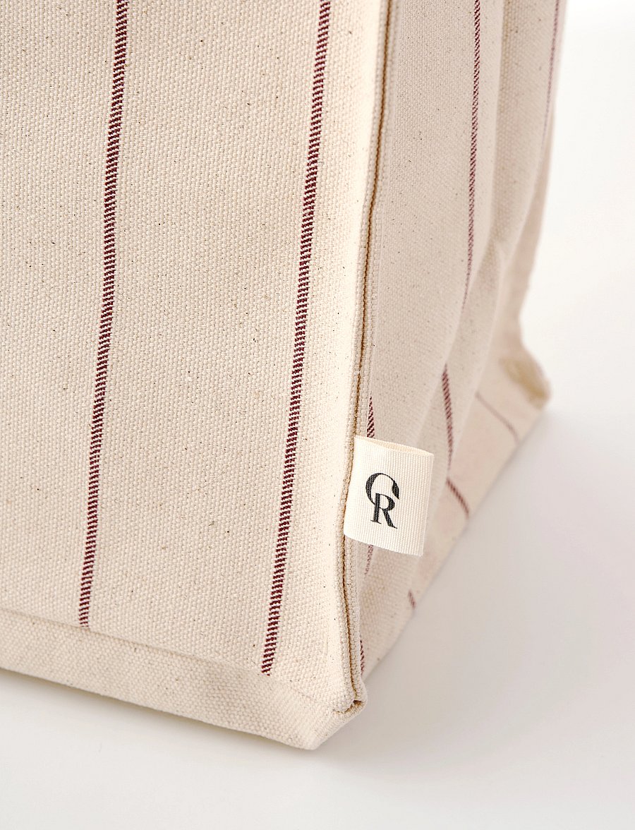 ReCollector - Stylish wall-mounted laundry bag - wäschekörbe - chestnut red - 3