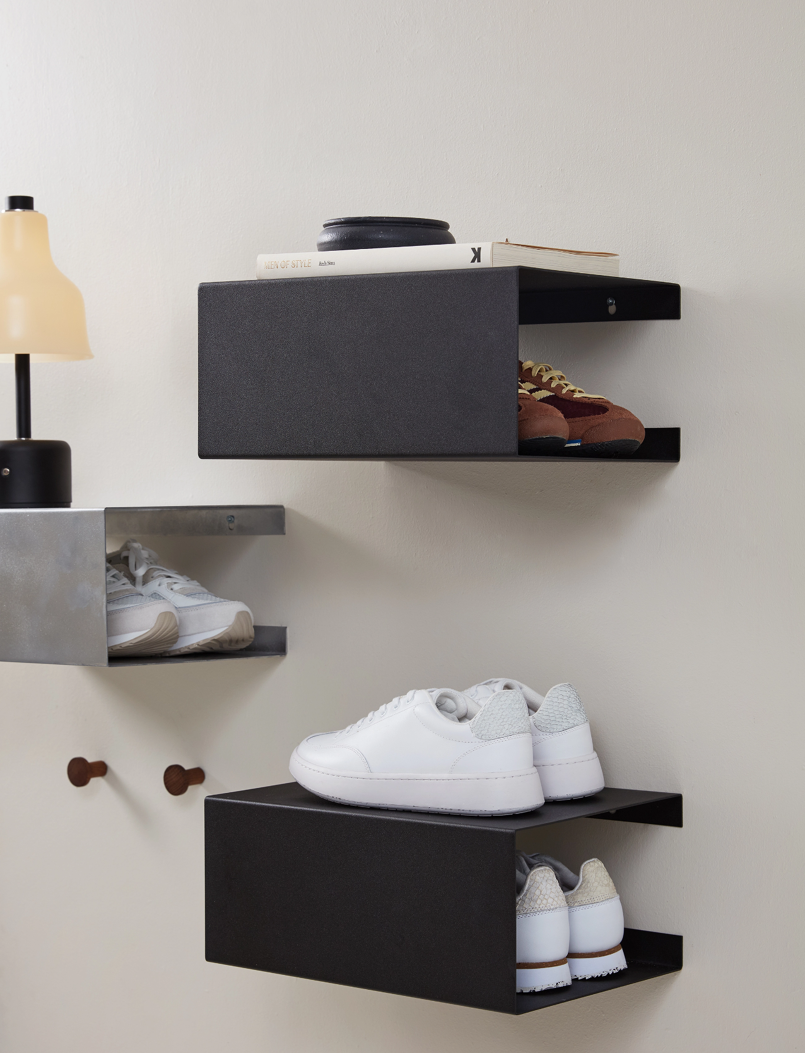 ReCollector Stlfuld Væghængt Hylde, One Size, Furniture, Schwarz - Shelves, Homeware