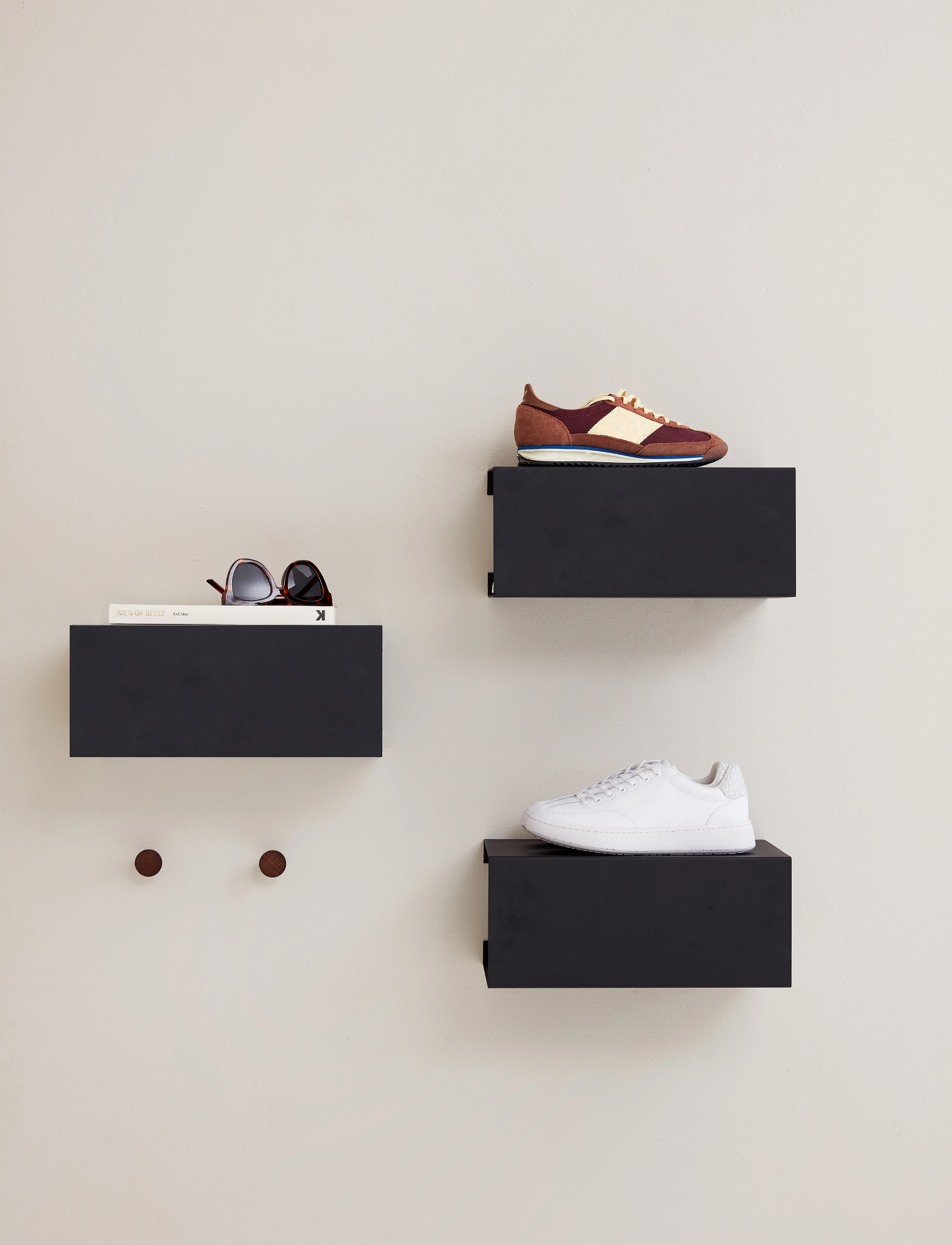 ReCollector - Stylish wall-mounted Box Shelf - etagères et rangements - black raven - 3