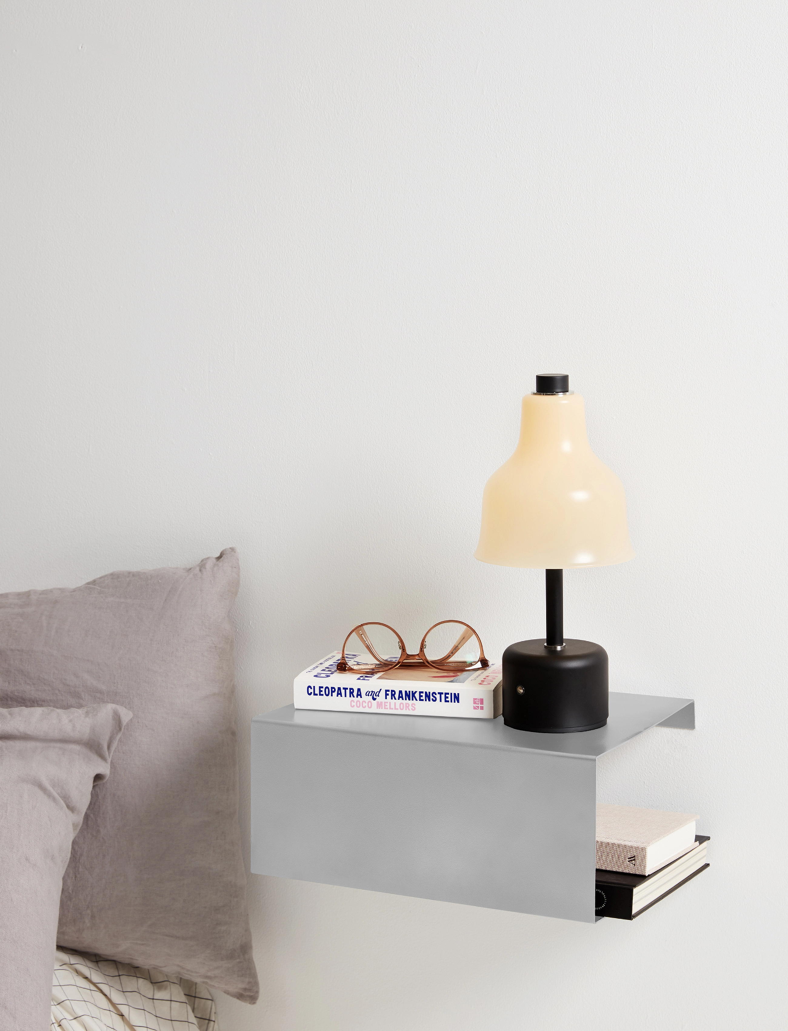 ReCollector - Stylish wall-mounted Box Shelf - stone silver - 2