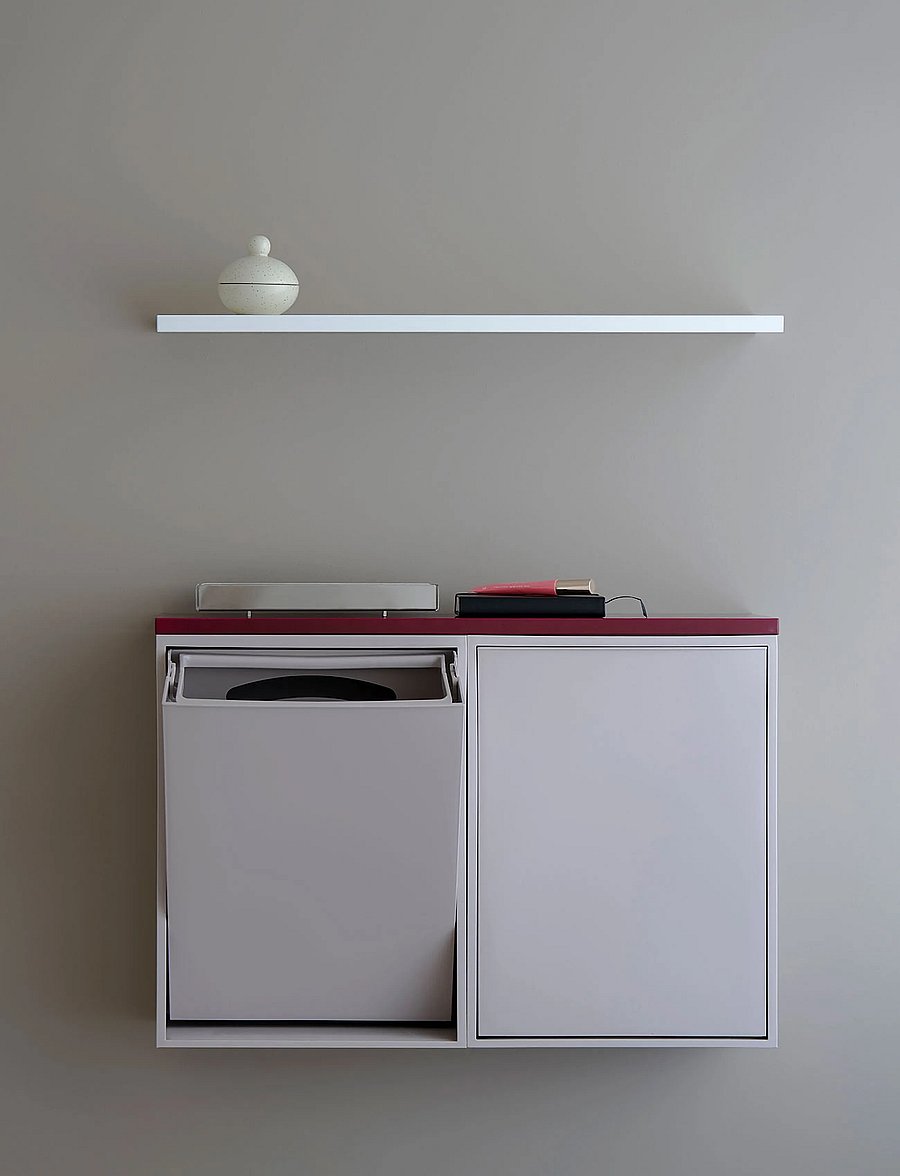 ReCollector - Floating Edge Shelf - Maroon - hoiustamine ja riiulid - maroon - 2