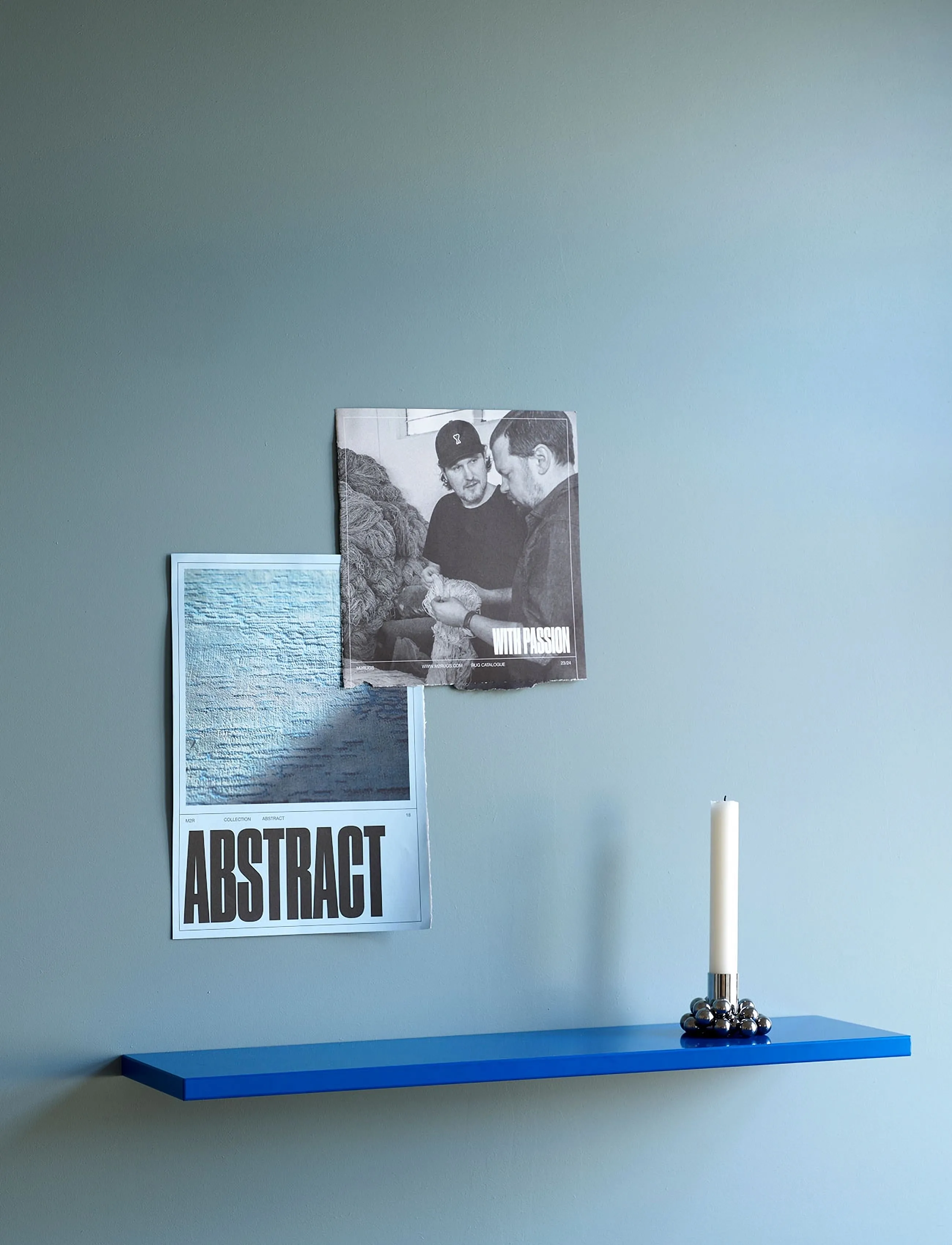 ReCollector Floating Edge Shelf Cobolt Blue, L60X W15X H1.5, Furniture, Blau - Shelves, Homeware
