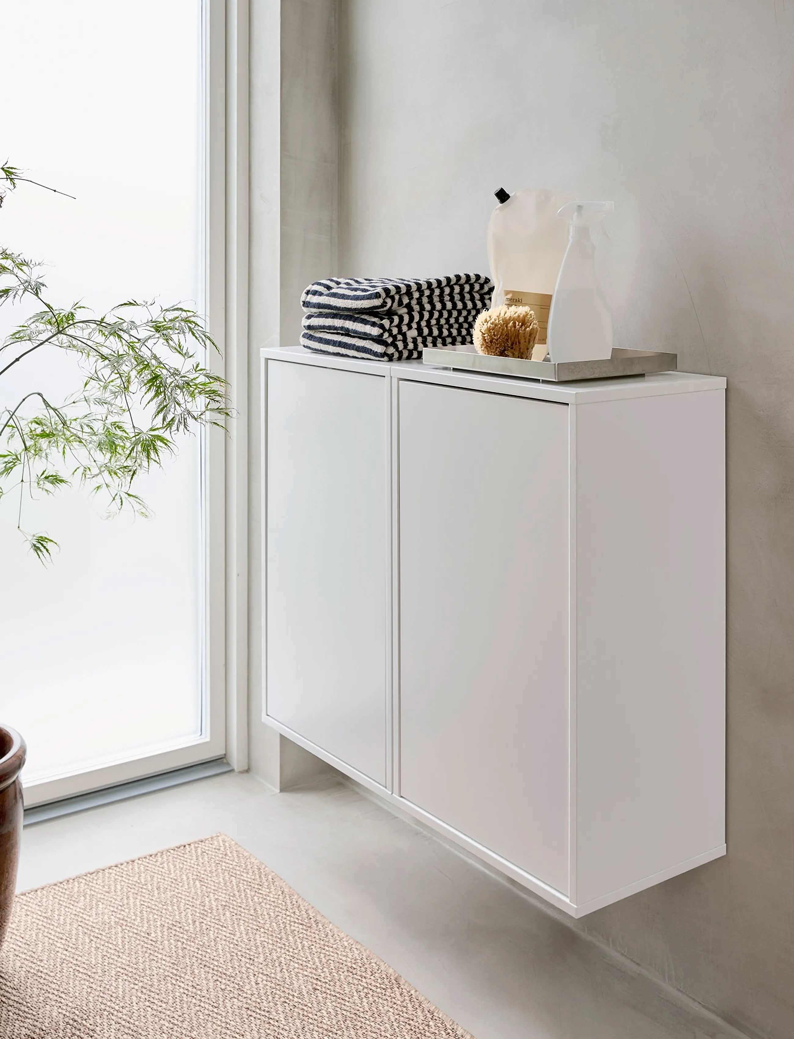 ReCollector Wallcabinet Brilliant White, L30X W43X H70, Furniture, Weiß - Cabinet, Homeware