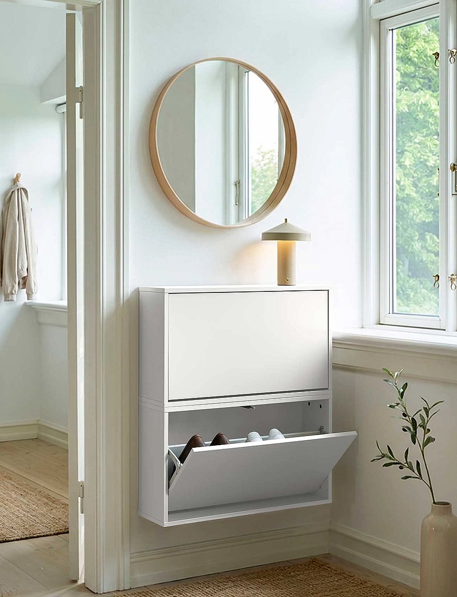 ReCollector - Shoe Box Narrow - Brilliant White - schränke - brilliant white - 3