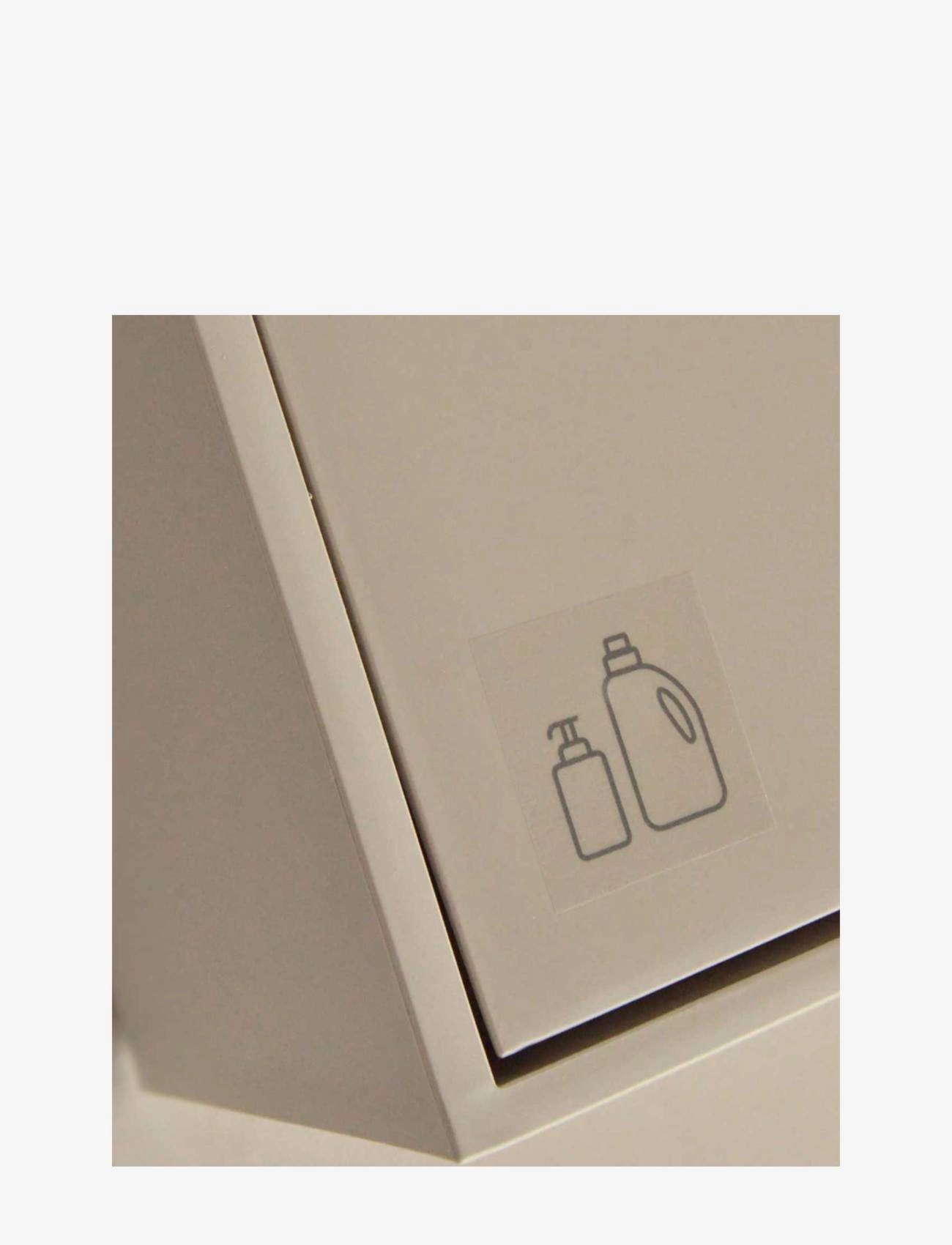 ReCollector - Stickers for waste sorting - kosze na śmieci - transparent with black description - 1