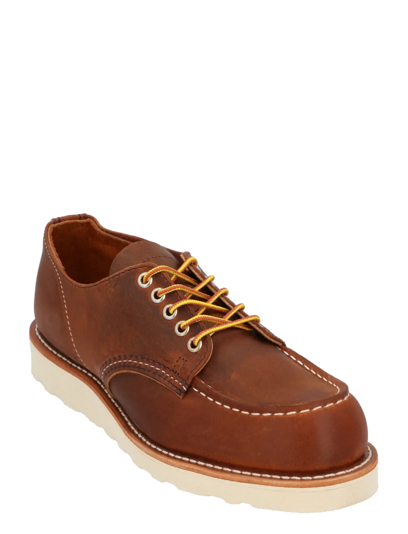 Red Wing - 8077 Shop Moc Oxford Copper Rough Tough Sneakers - Shoes - BROWN / brown