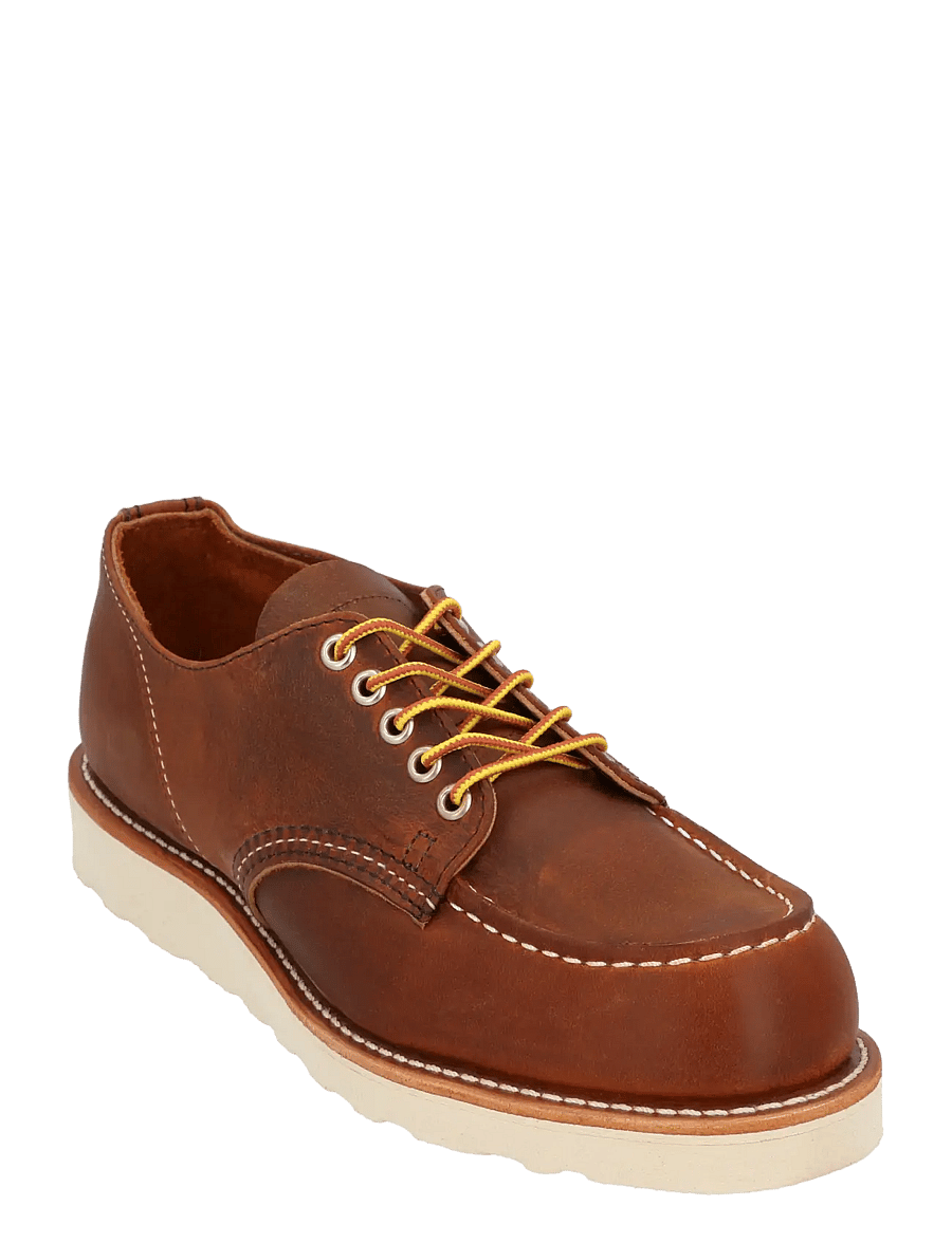 Red Wing - - 8077 Shop Moc Oxford Copper Rough Tough Sneakers - formal shoes - brown - 0