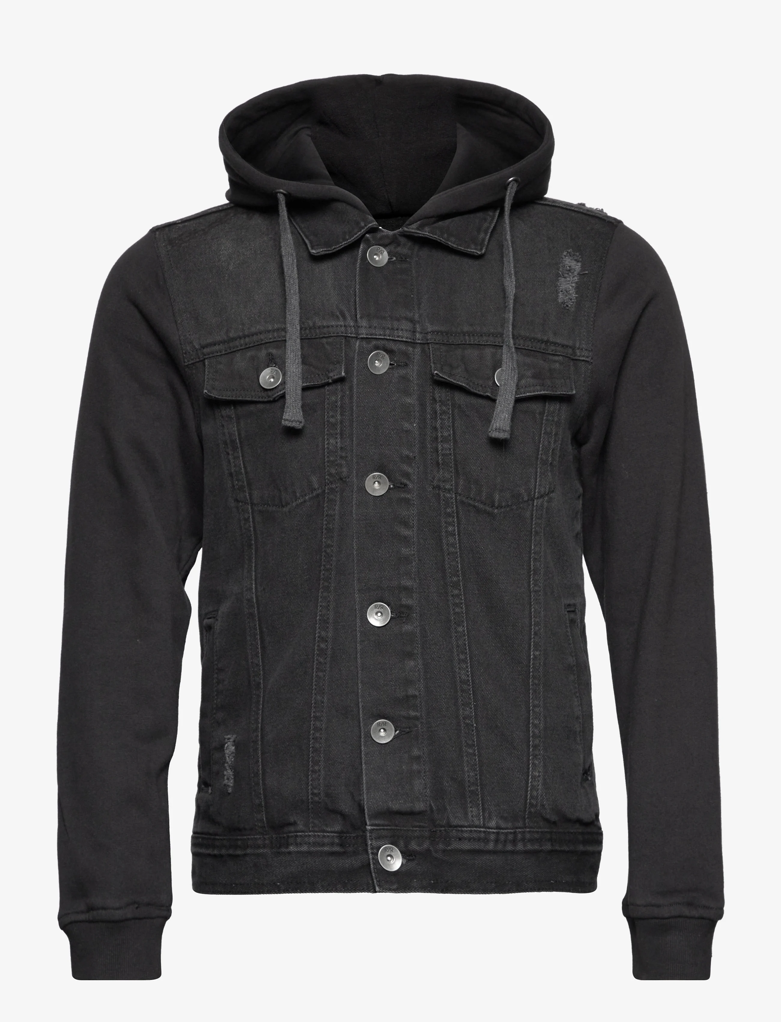 Redefined Rebel Funda Denim Jacket - Jacken - BLACK / grey