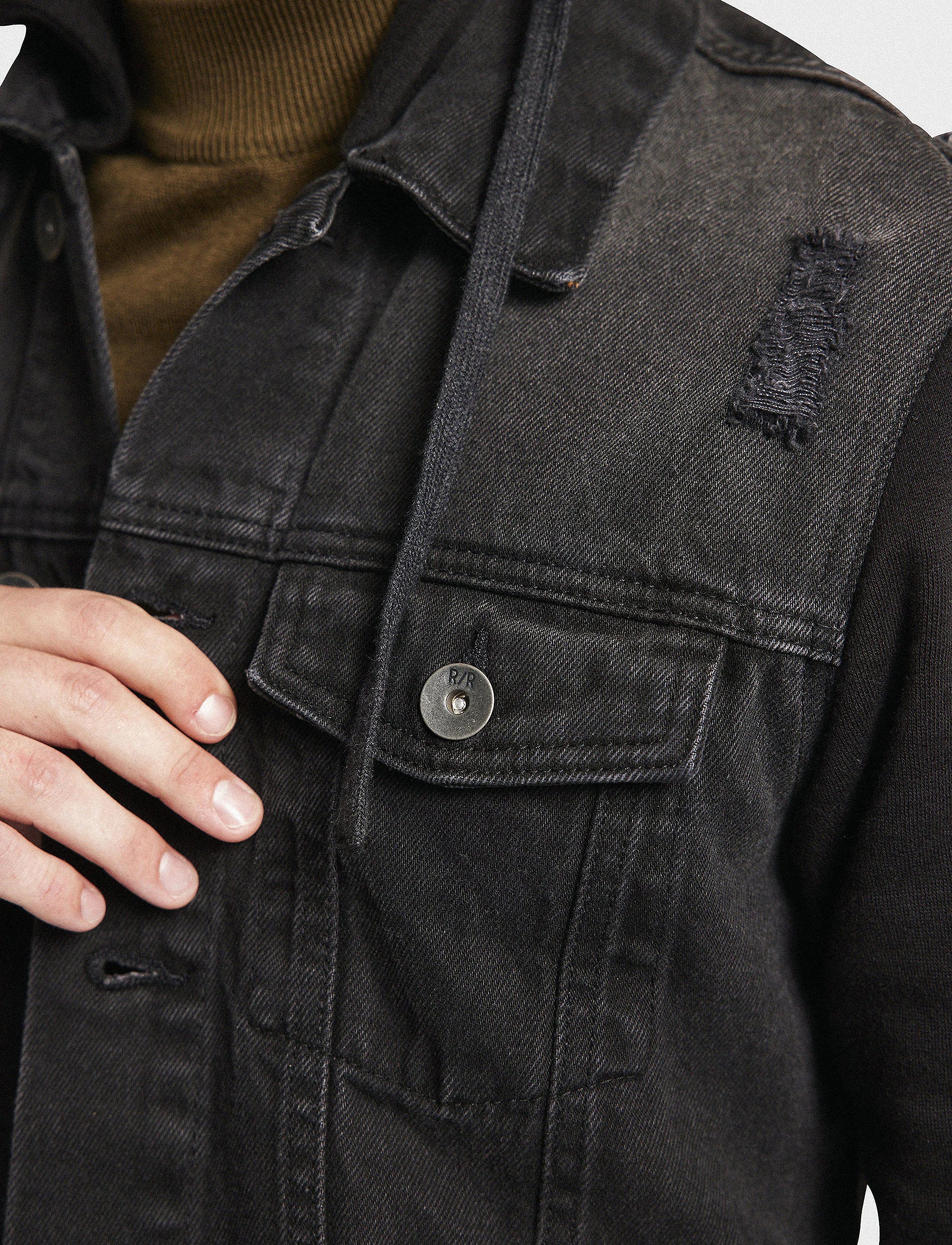 Redefined Rebel - Funda Denim Jacket - jeansjacken - black - 2
