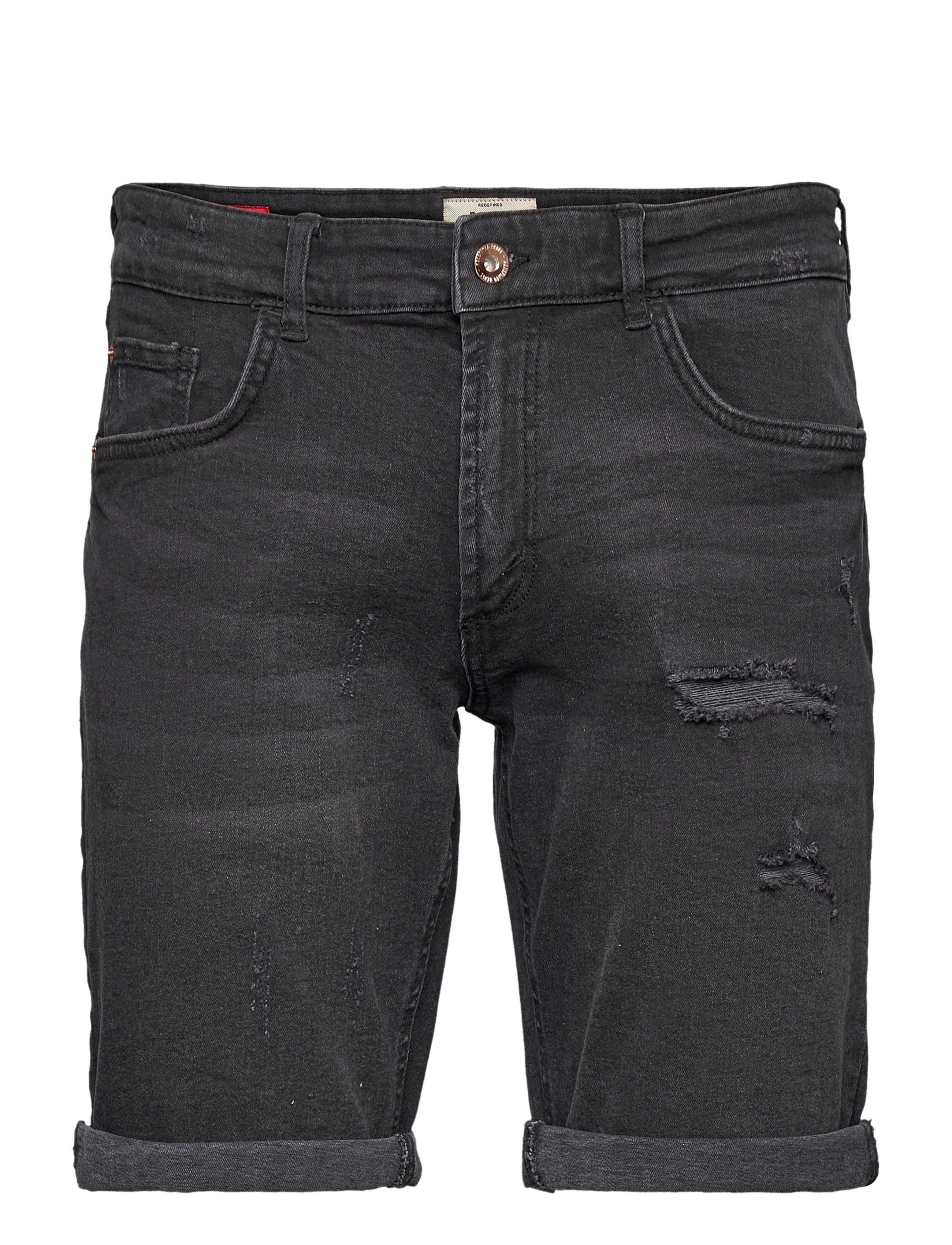 Redefined Rebel - RROslo Destroy Shorts - dust black - 0