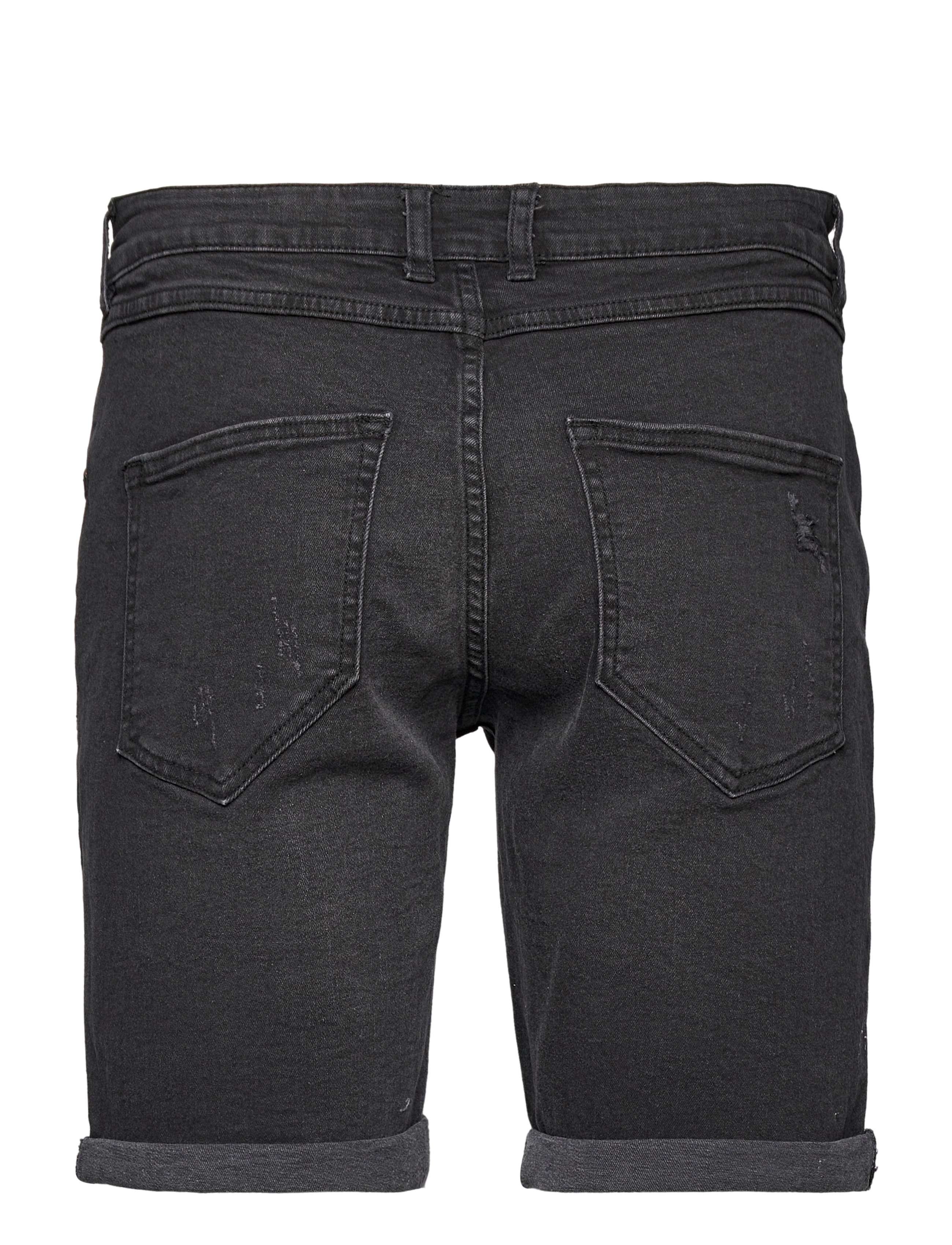 Redefined Rebel - RROslo Destroy Shorts - dust black - 1