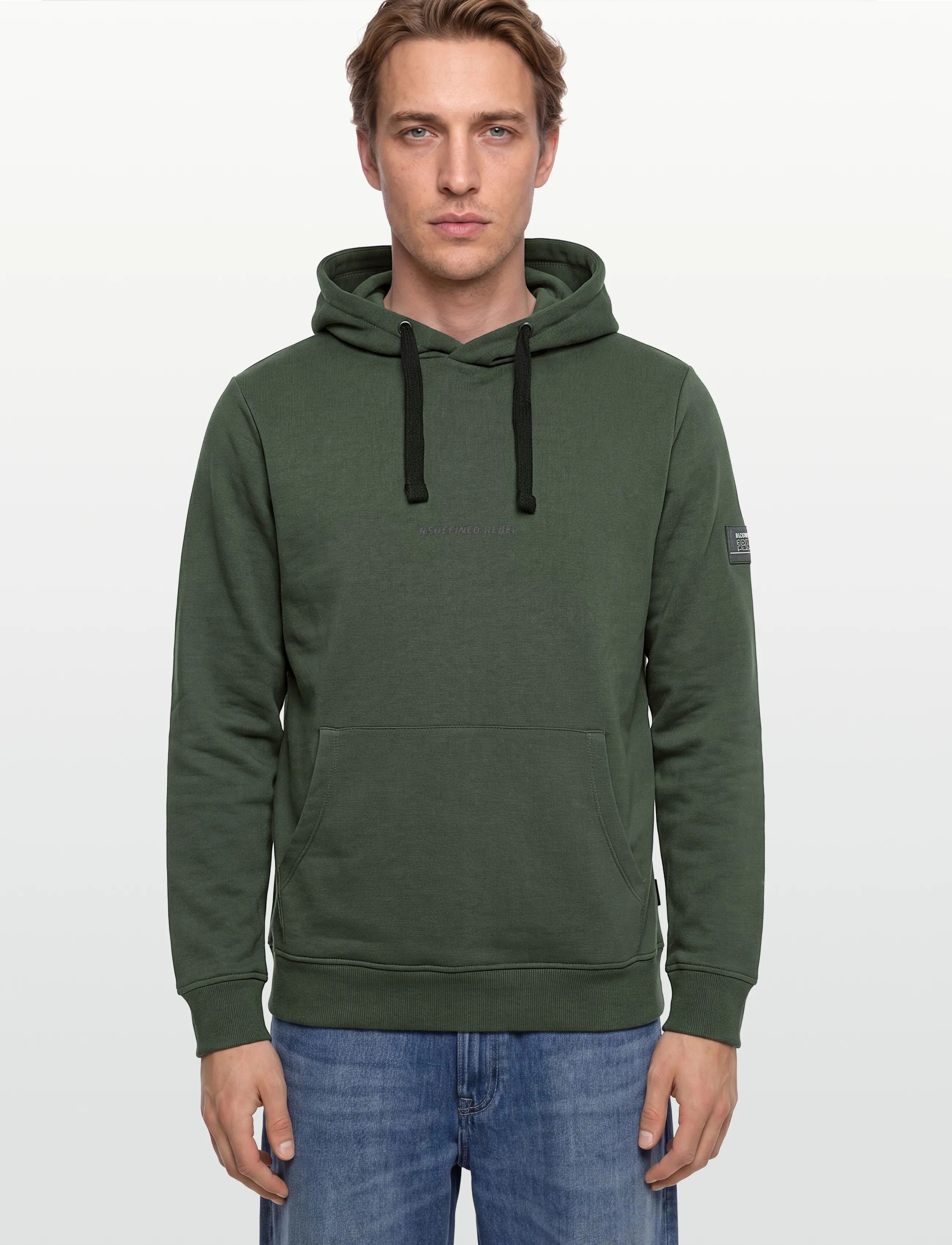 Redefined Rebel - RRAlfred Sweat REGULAR FIT - climbing ivy - 3