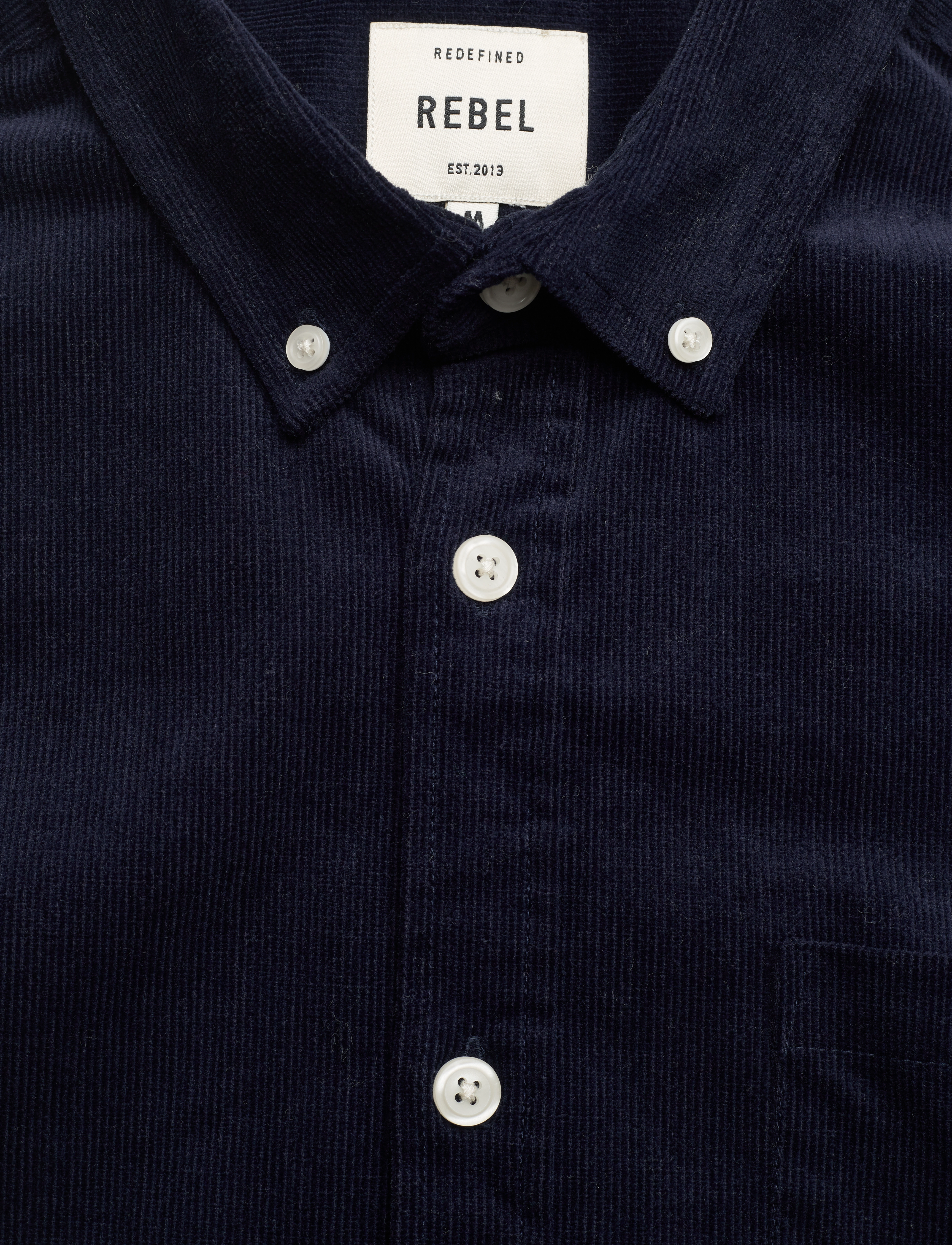 Redefined Rebel - RRPark Shirt Corduroy REGULAR FIT - navy blazer - 2