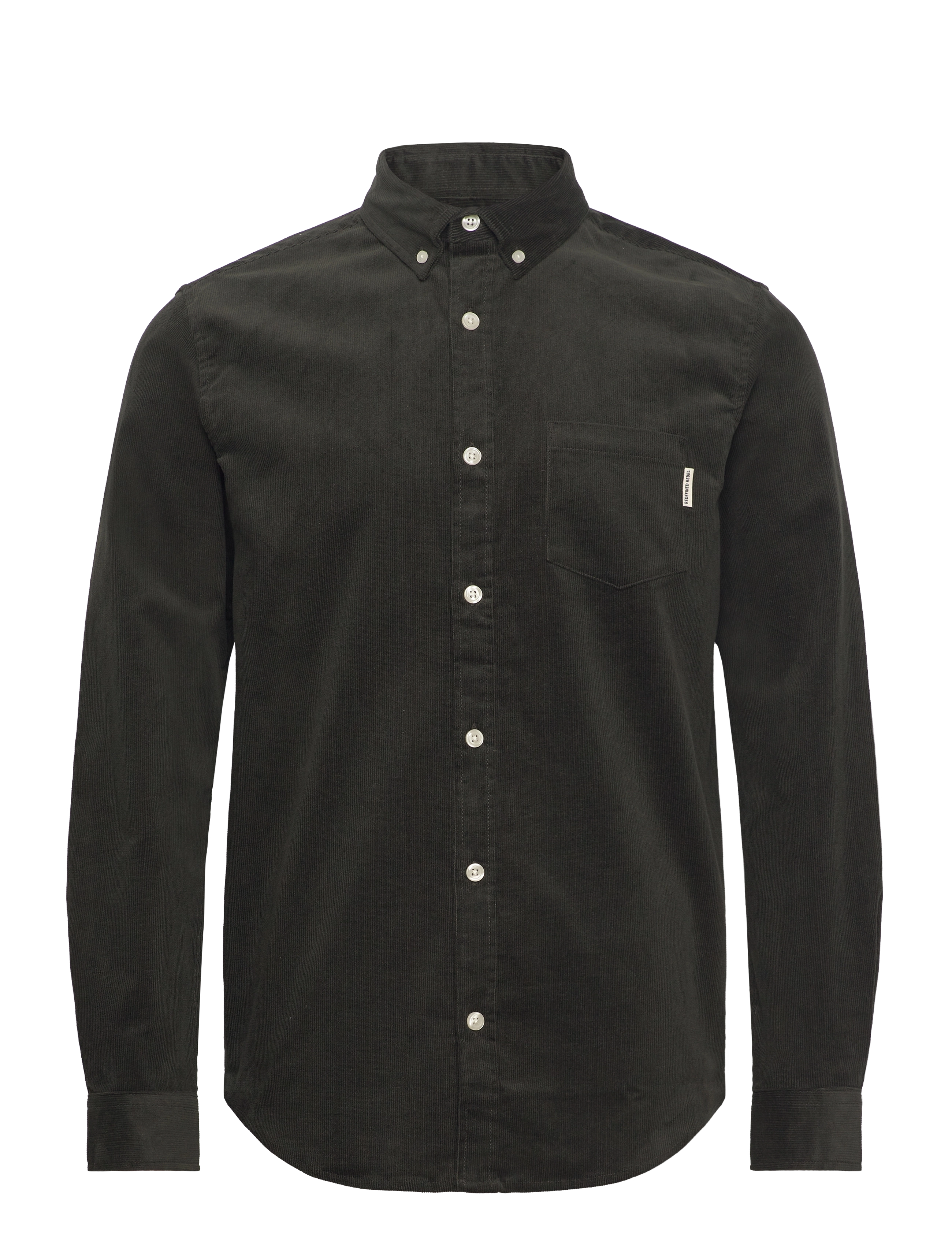 Redefined Rebel RRPark Shirt Corduroy REGULAR FIT - Hemden - ROSIN / khaki/green