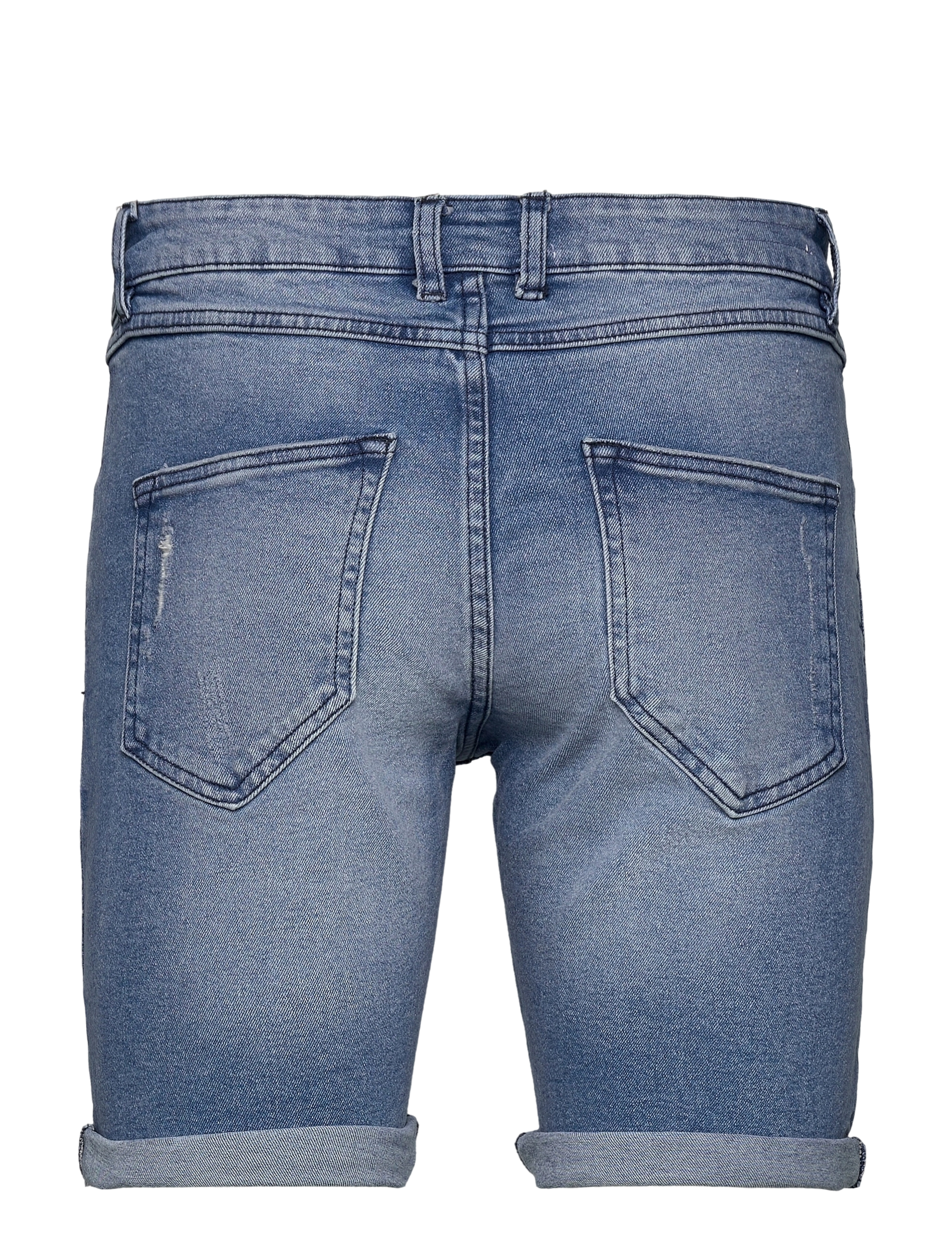 Redefined Rebel - RROslo Destroy Shorts - soft blue - 1