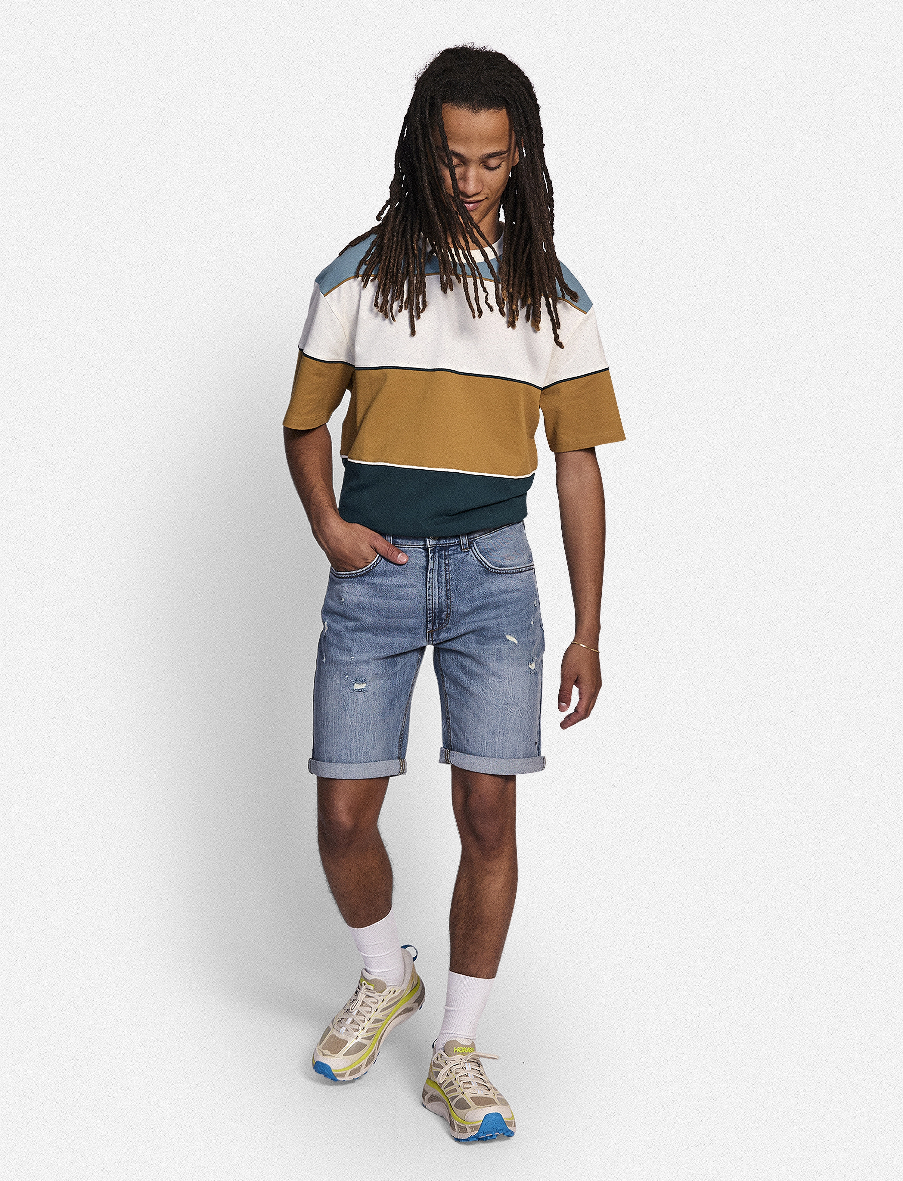 Redefined Rebel - RROslo Destroy Shorts - exotic lagoon - 2