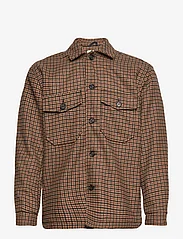 Redefined Rebel - RRHeath Shirt - geruite overhemden - brown check - 0