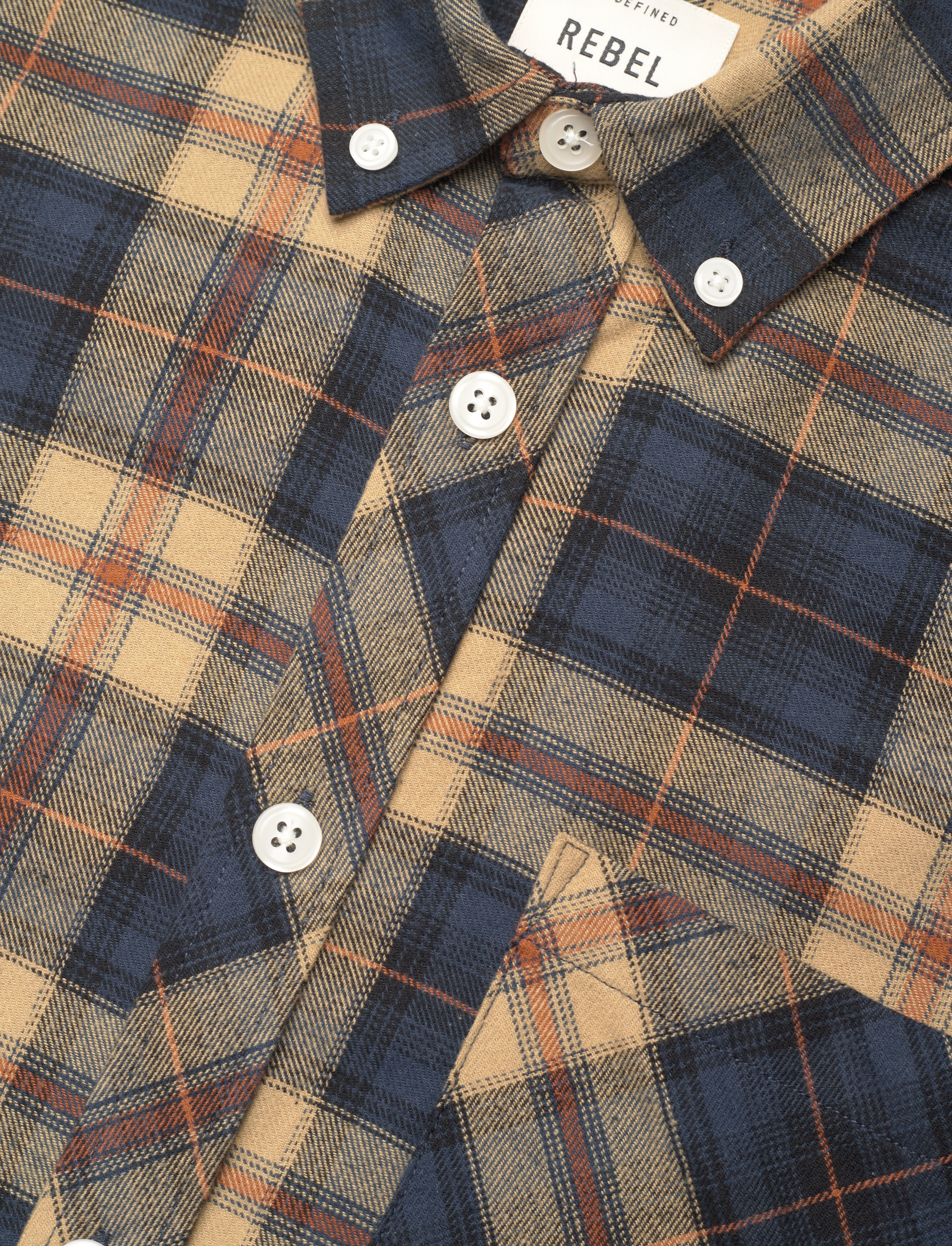 Redefined Rebel - RRStephen Shirt - autumn check - 3