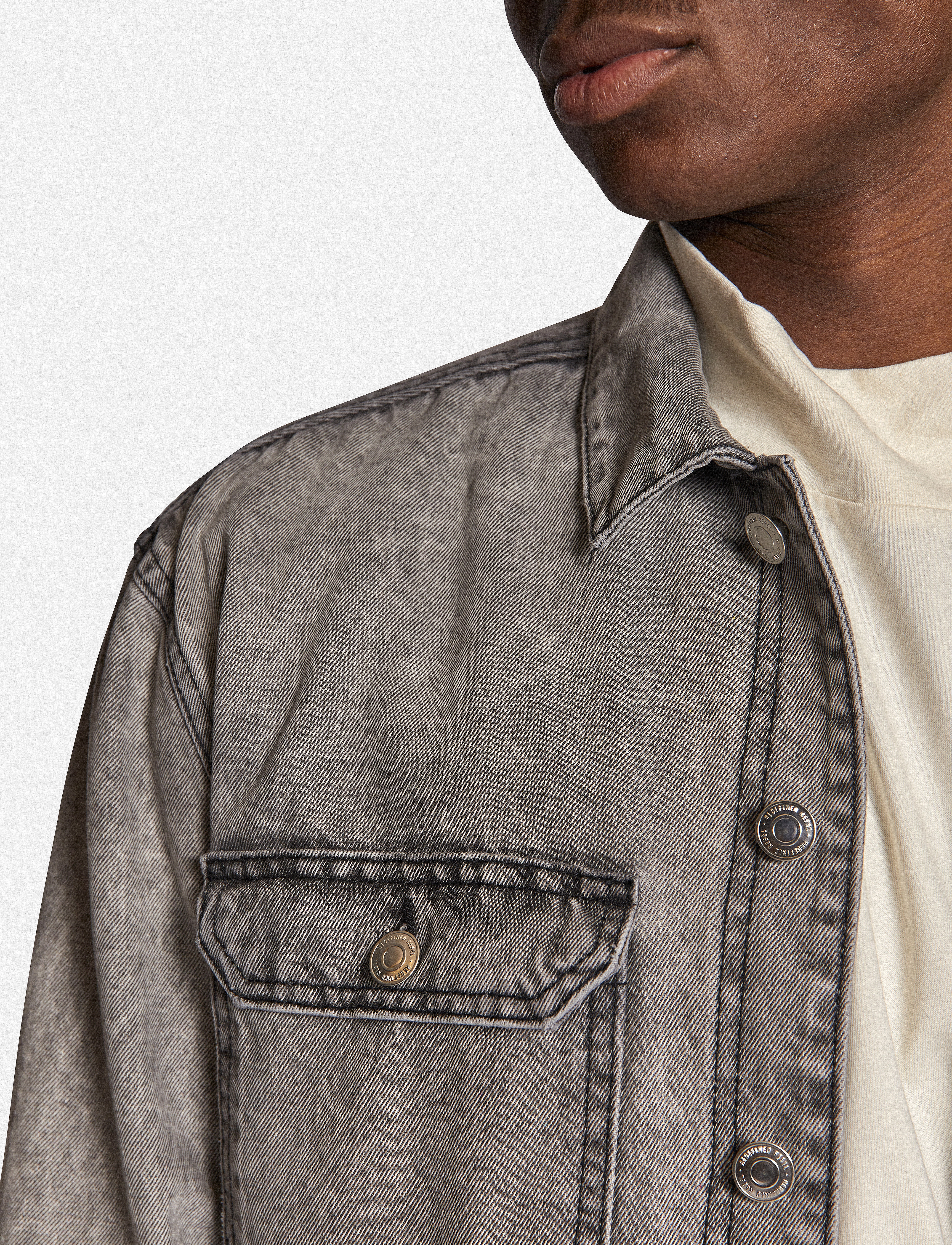 Redefined Rebel - RRNixon Shirt - light grey - 4