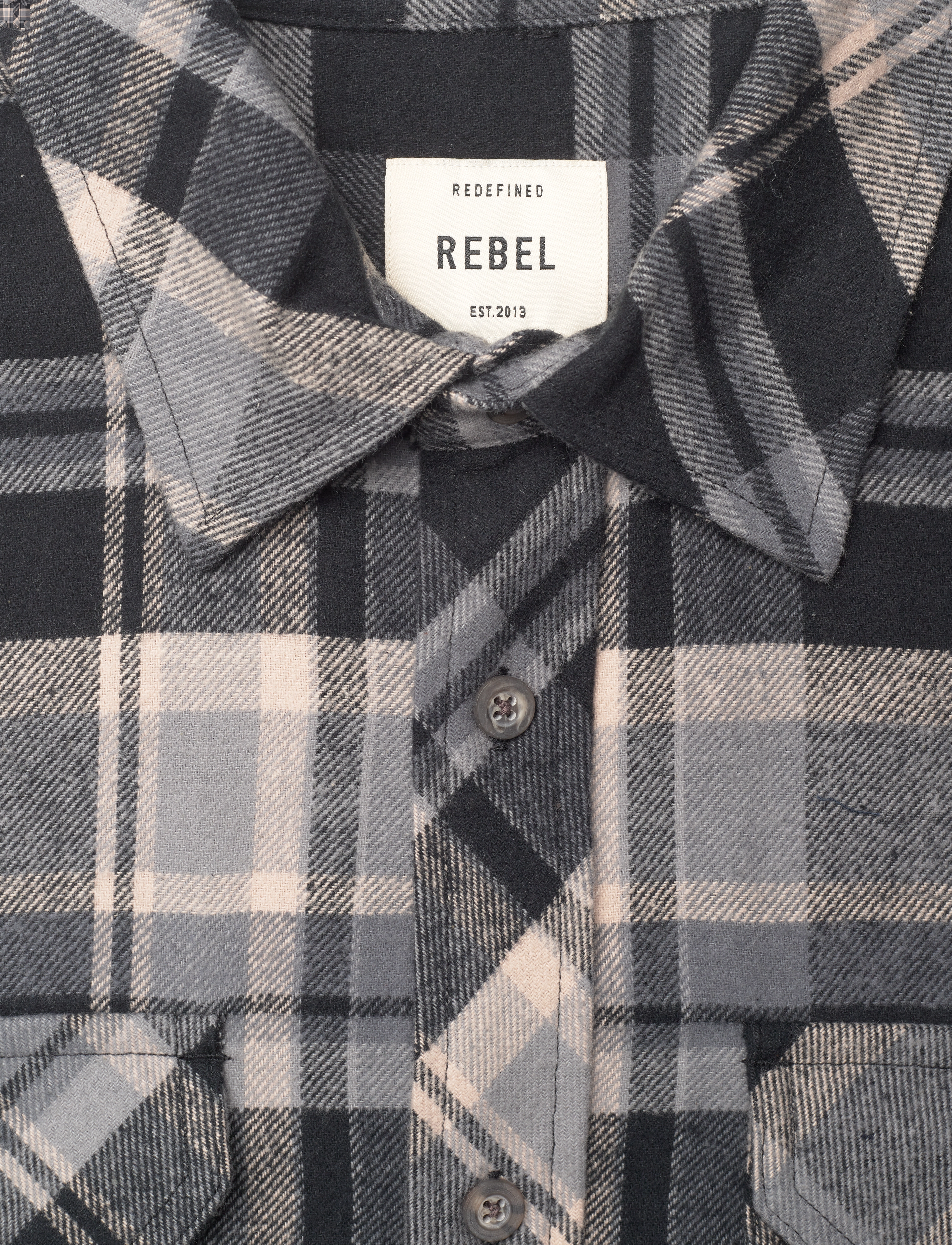 Redefined Rebel - RRJason Shirt - black check - 2