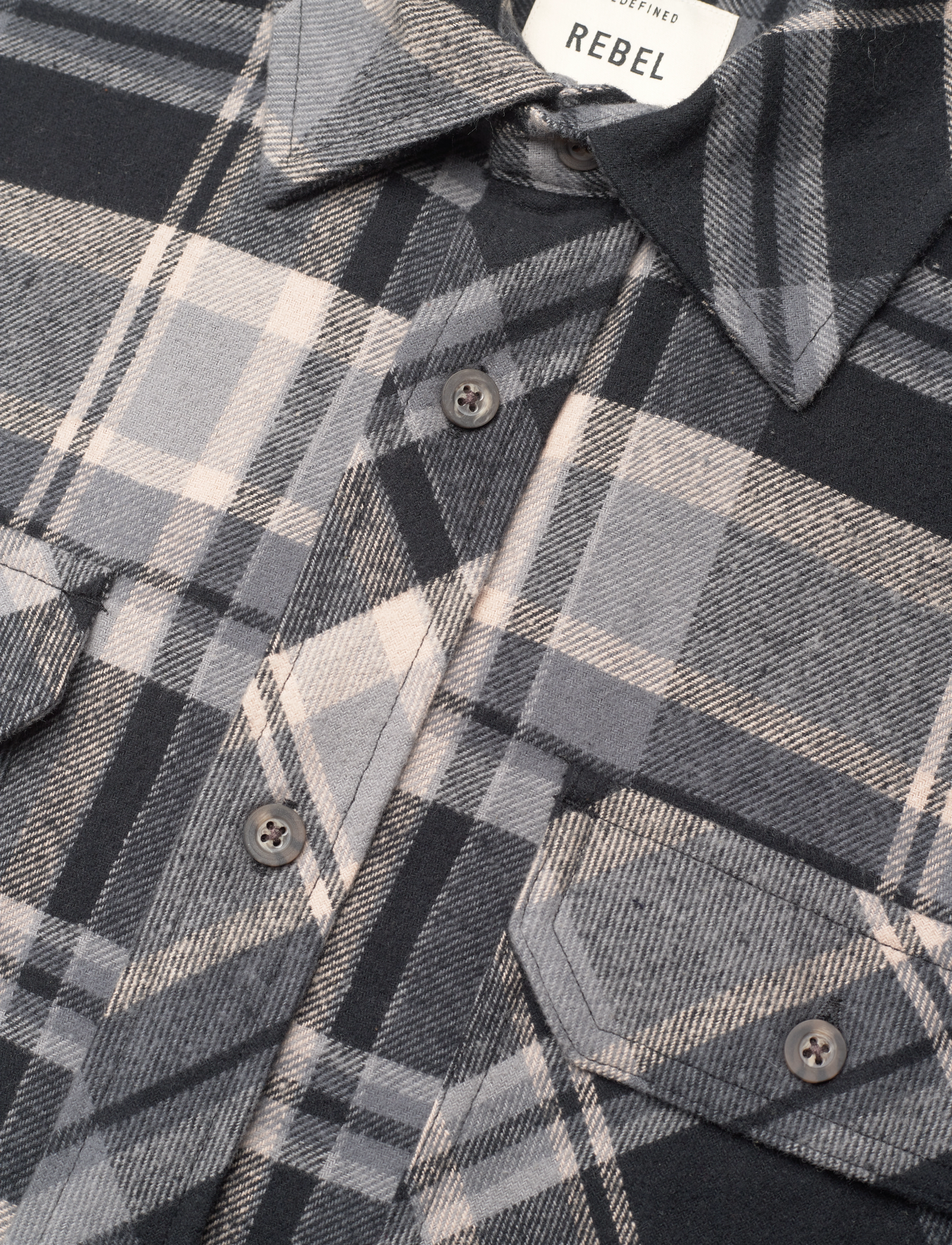 Redefined Rebel - RRJason Shirt - black check - 3