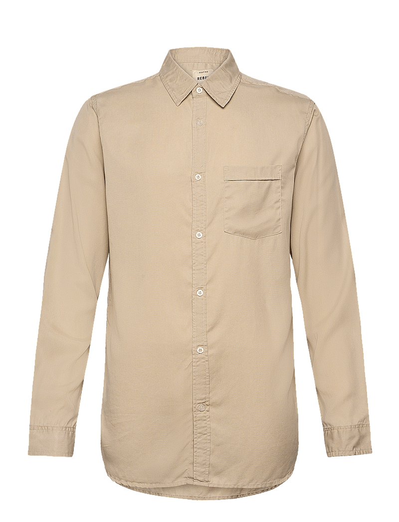 Redefined Rebel - RRDarwin Shirt REGULAR FIT - casual skjortor - safari - 0