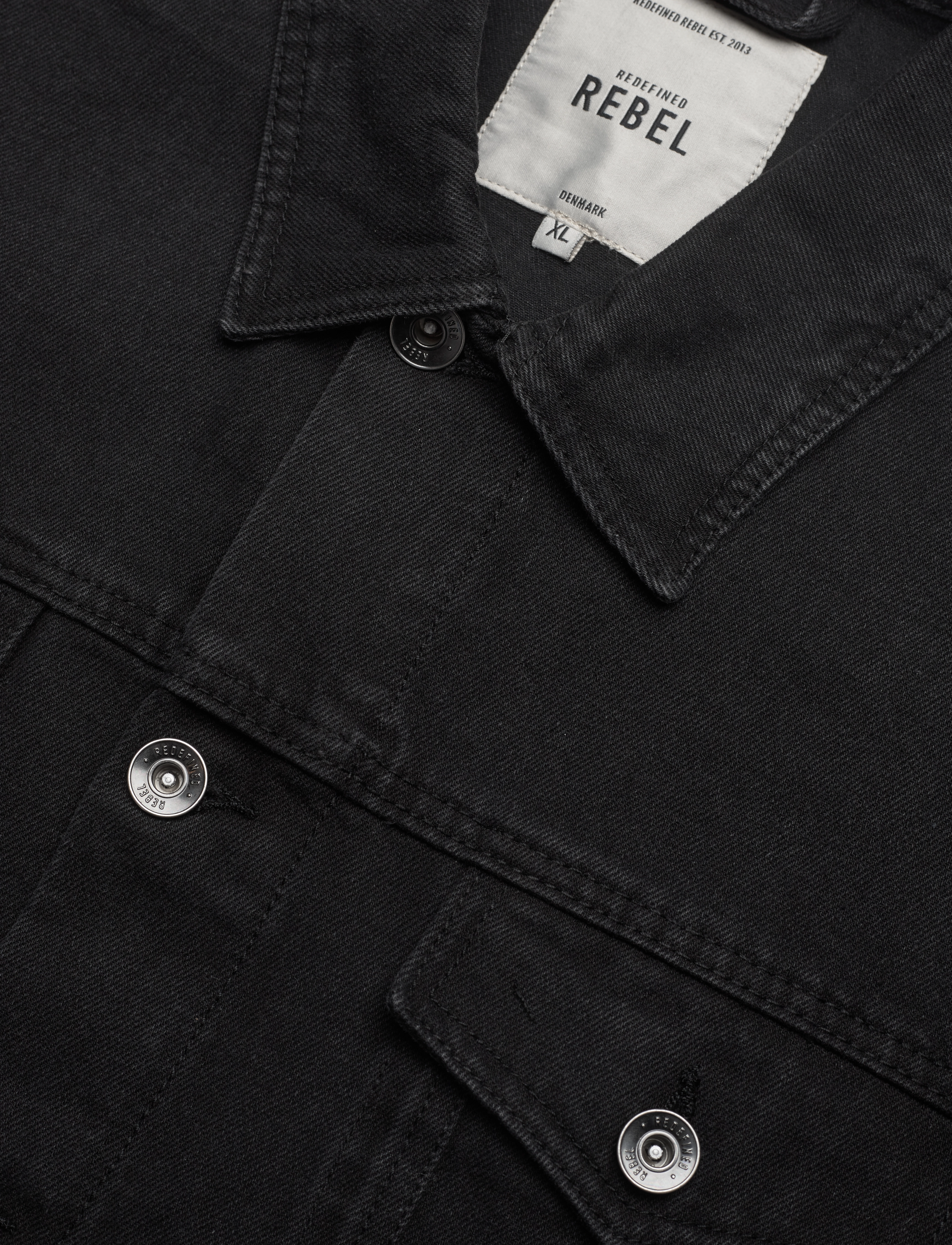 Redefined Rebel - RRBaker Denim Jacket - black stone - 4