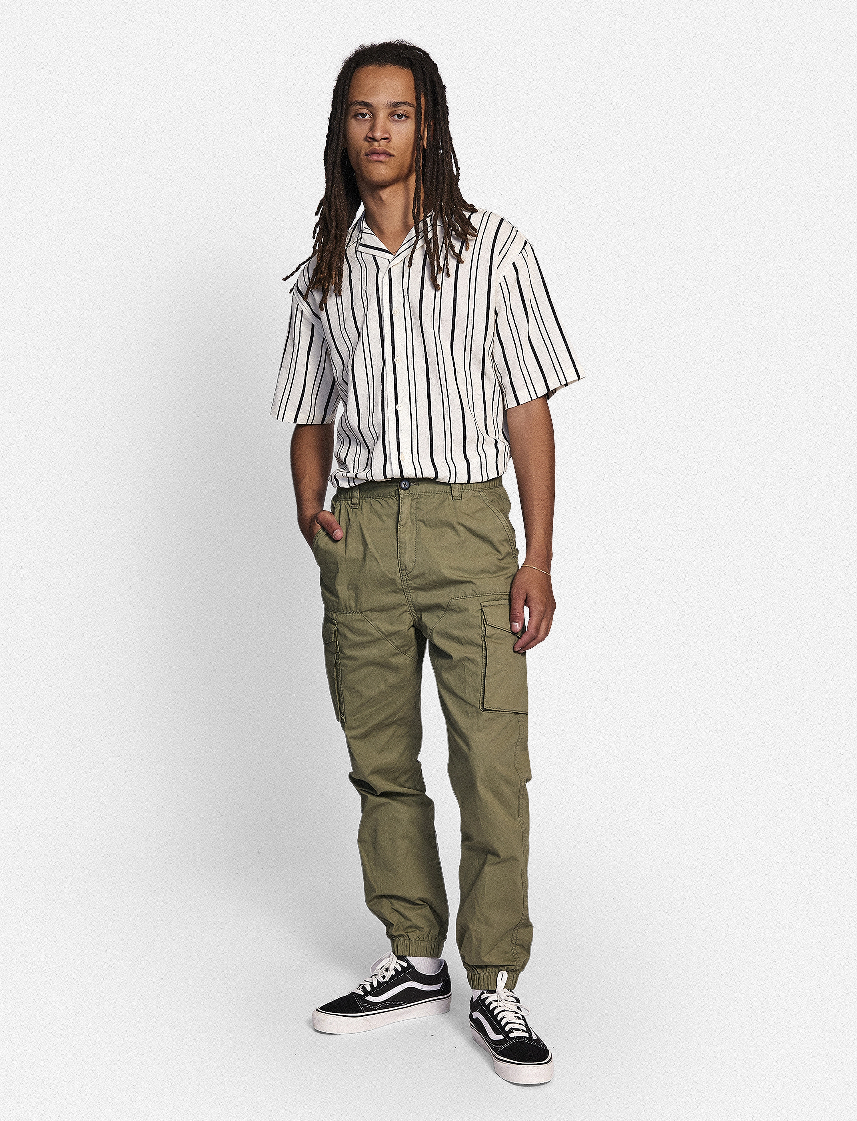 Redefined Rebel - RRRocco Cargo Pants - olivine - 2