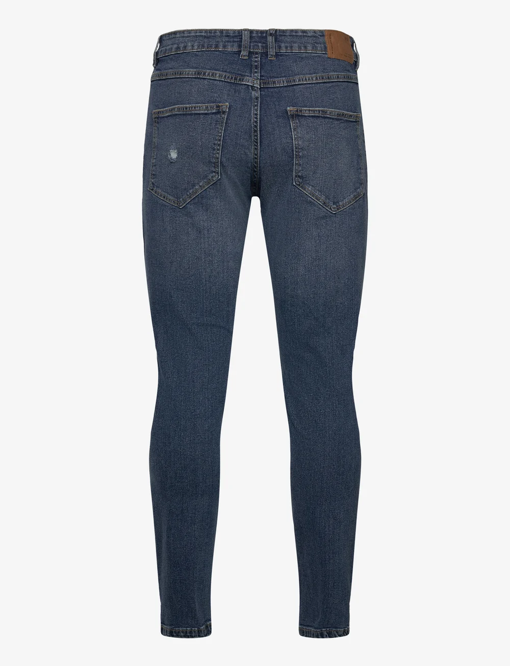 Redefined Rebel - RRStockholm Jeans Destroy SLIM FIT - slim jeans - blue denim - 1