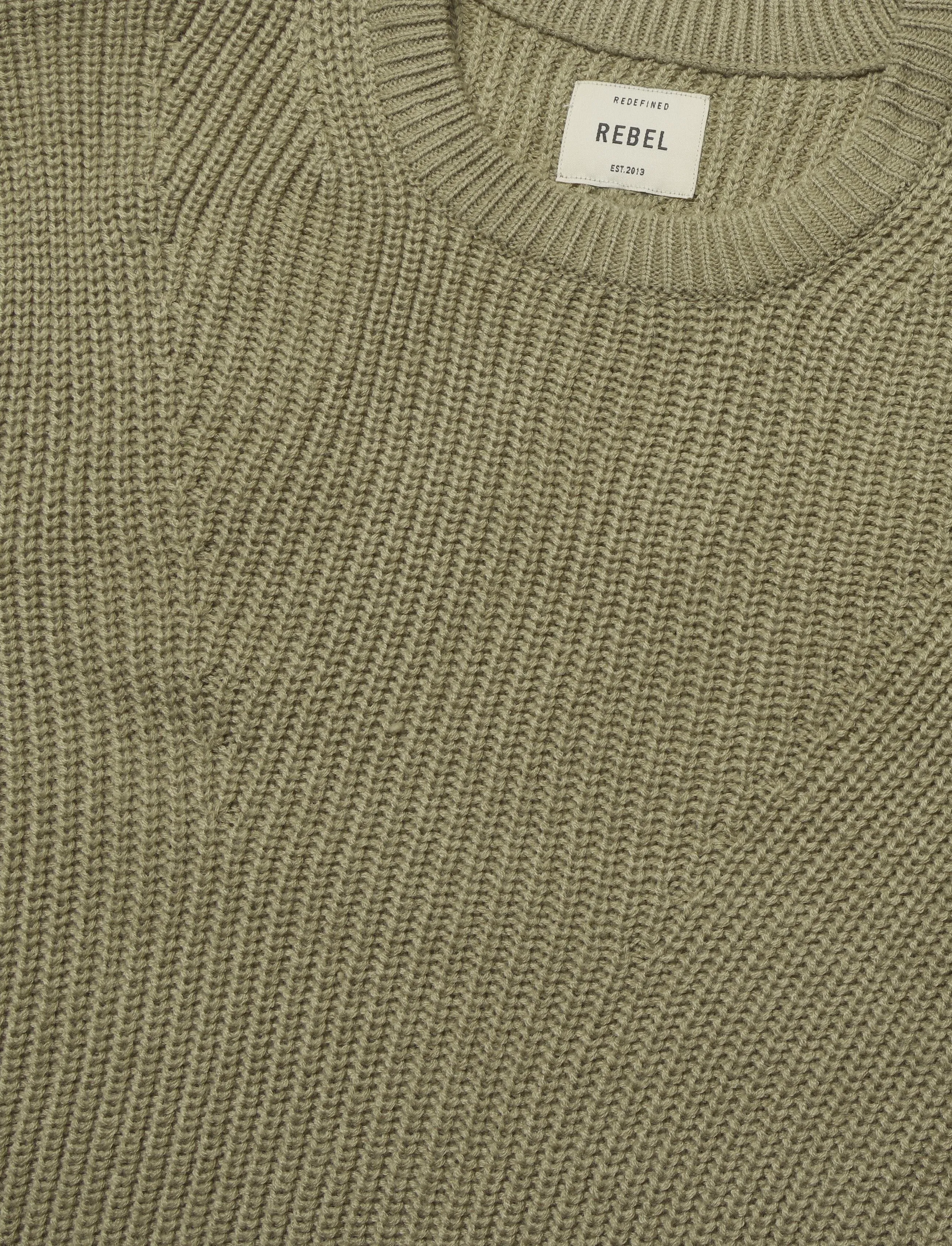 Redefined Rebel - RRMilton Knit BOXY FIT - sand - 2