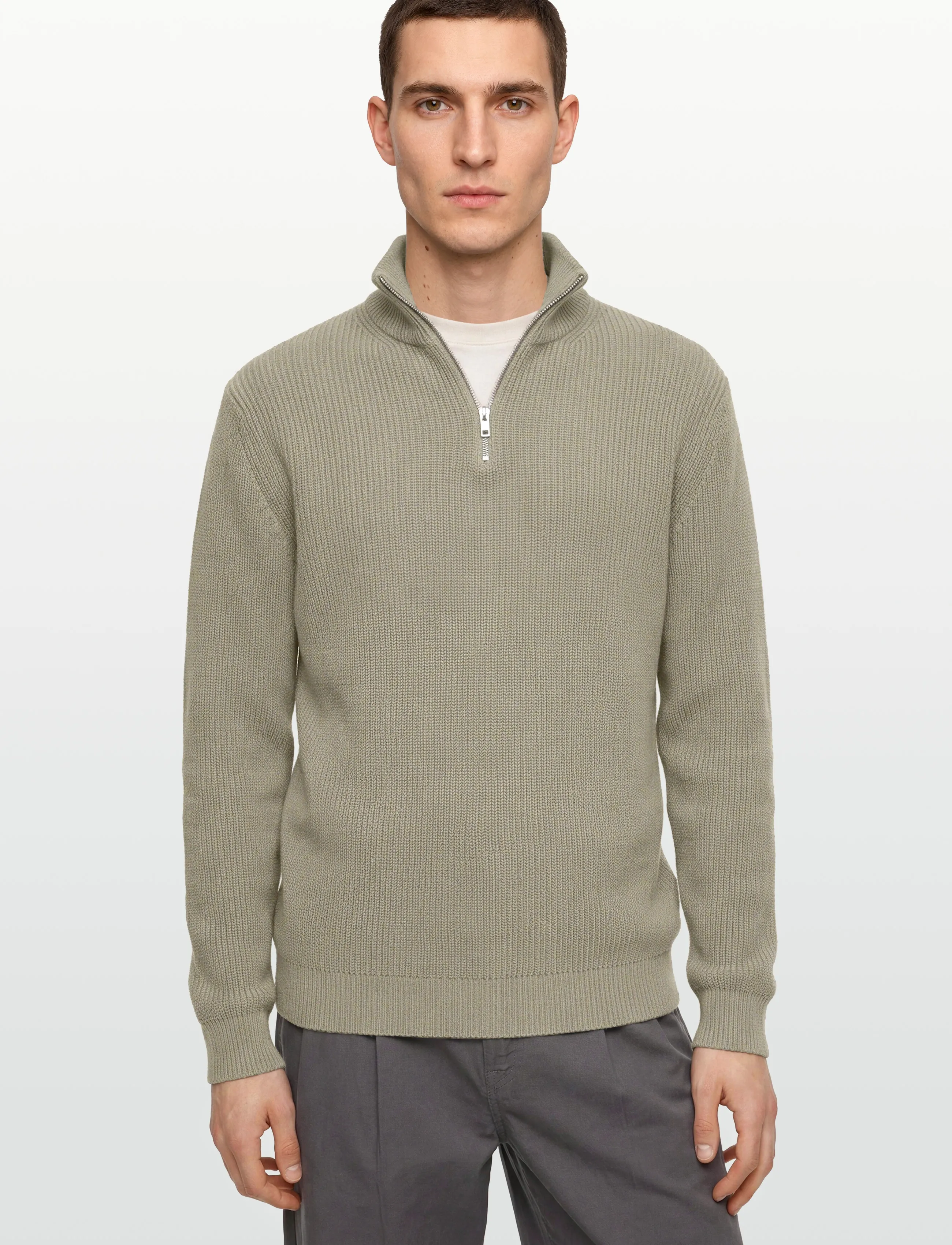 Redefined Rebel - RRCole Knit REGULAR FIT - vintage khaki - 3