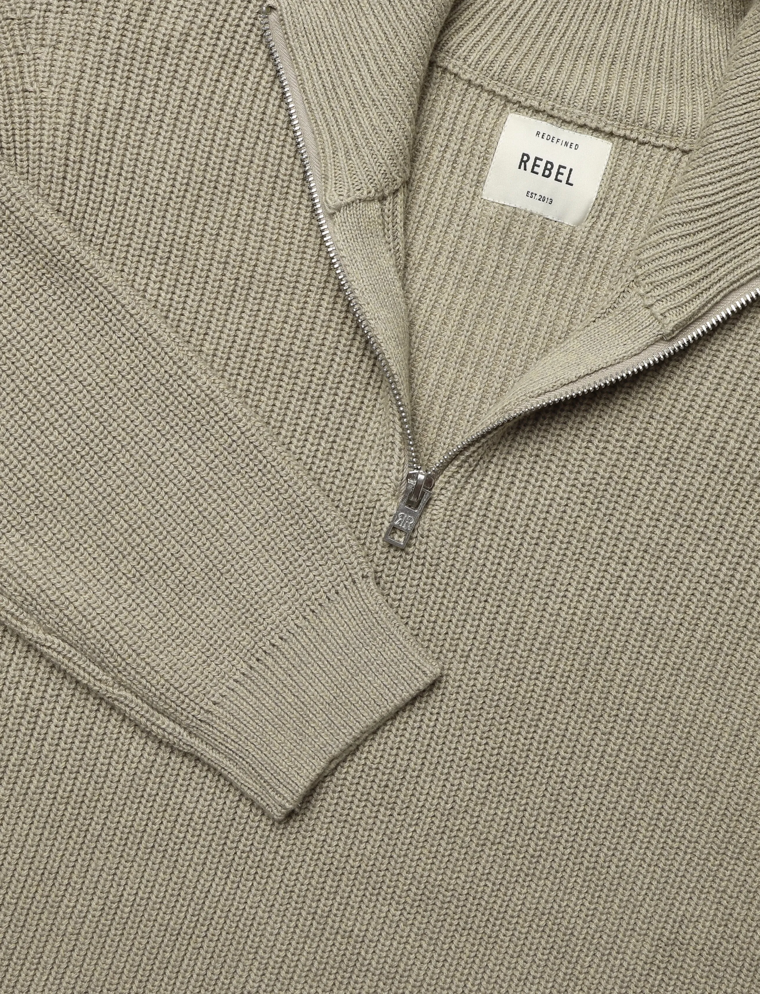 Redefined Rebel - RRCole Knit REGULAR FIT - vintage khaki - 5