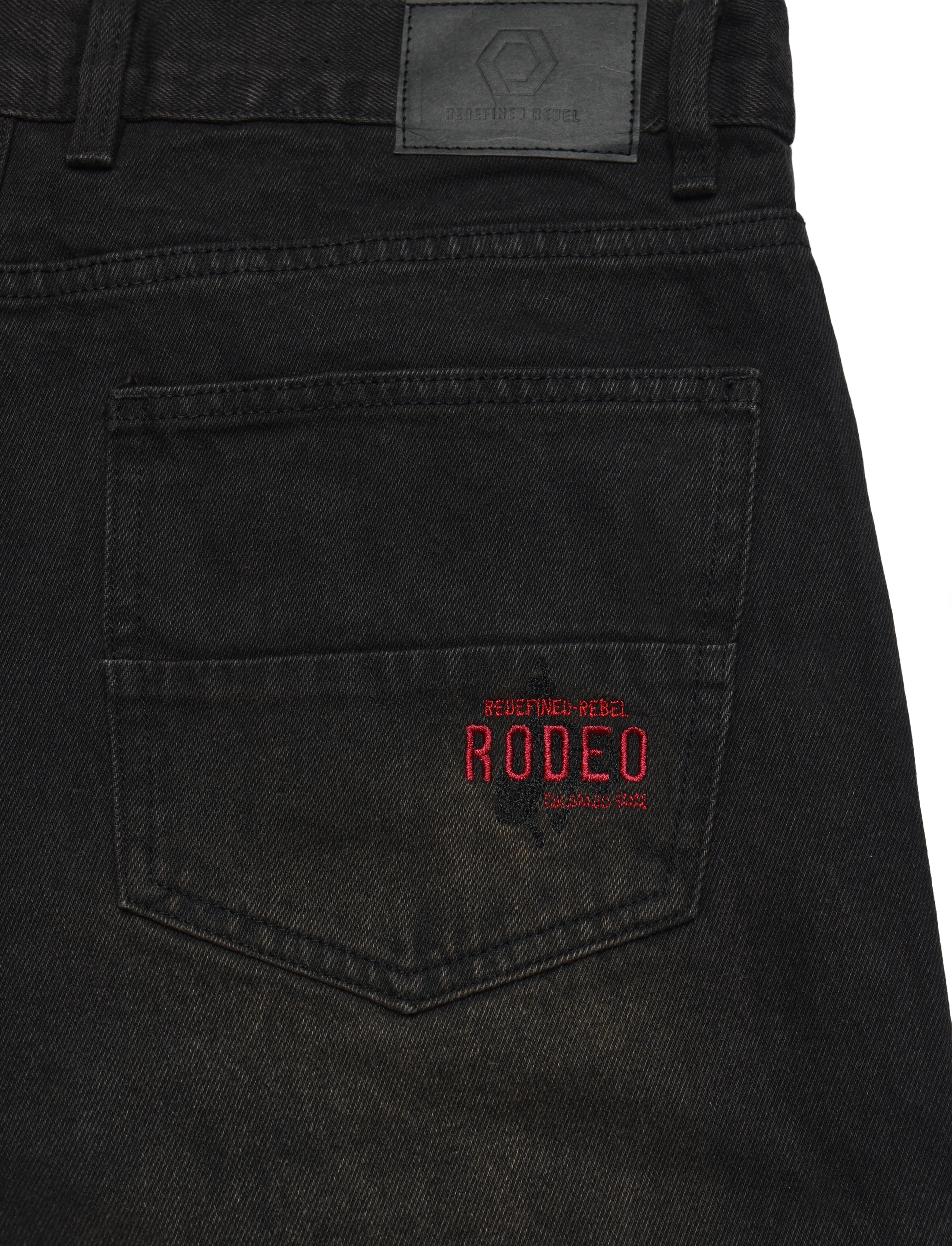 Redefined Rebel - RRKingston Jeans BAGGY FIT - püksid & teksad - black washed - 4