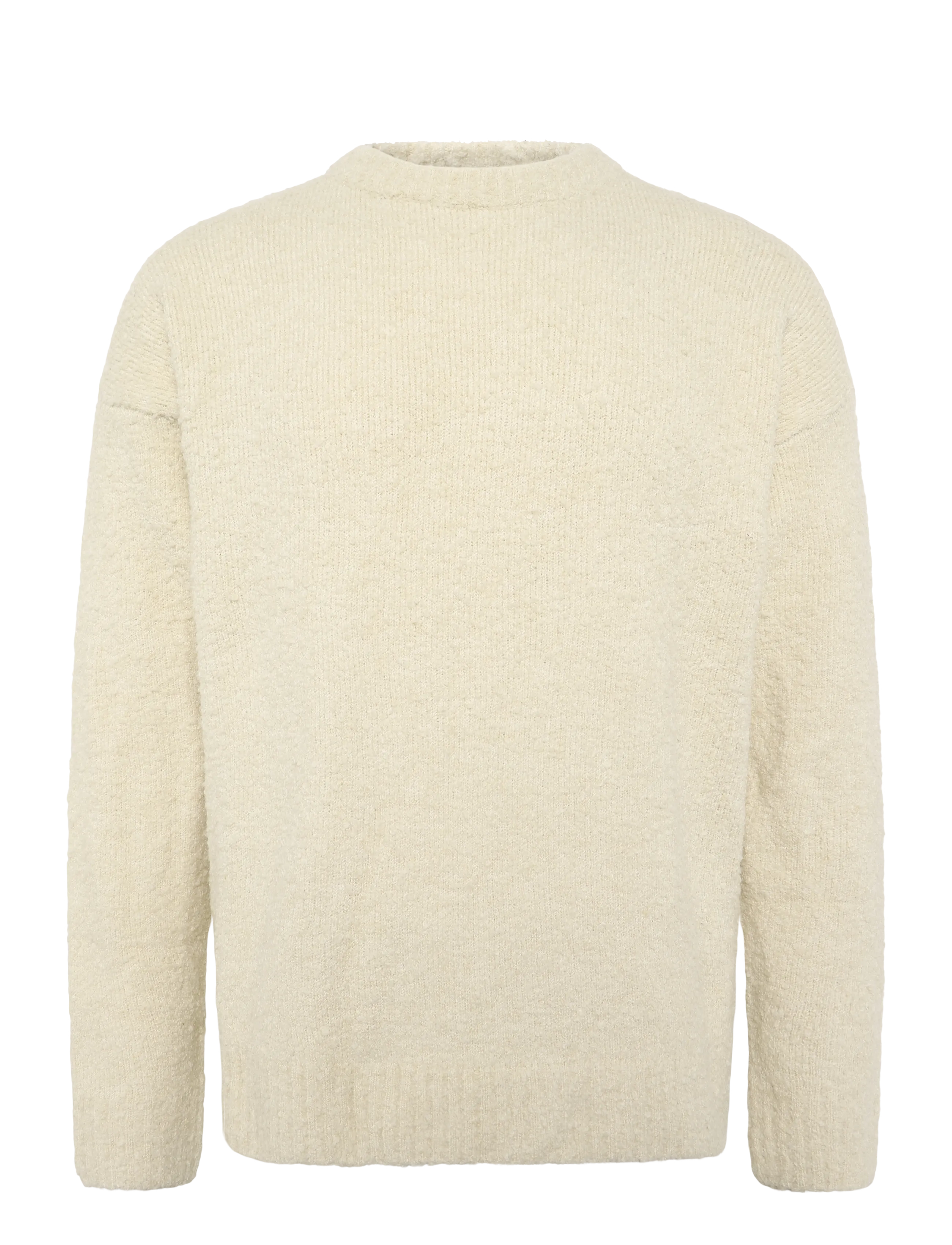 REDEFINED REBEL Rrmemphis Knit Boxy Fit Cream - S - Herren