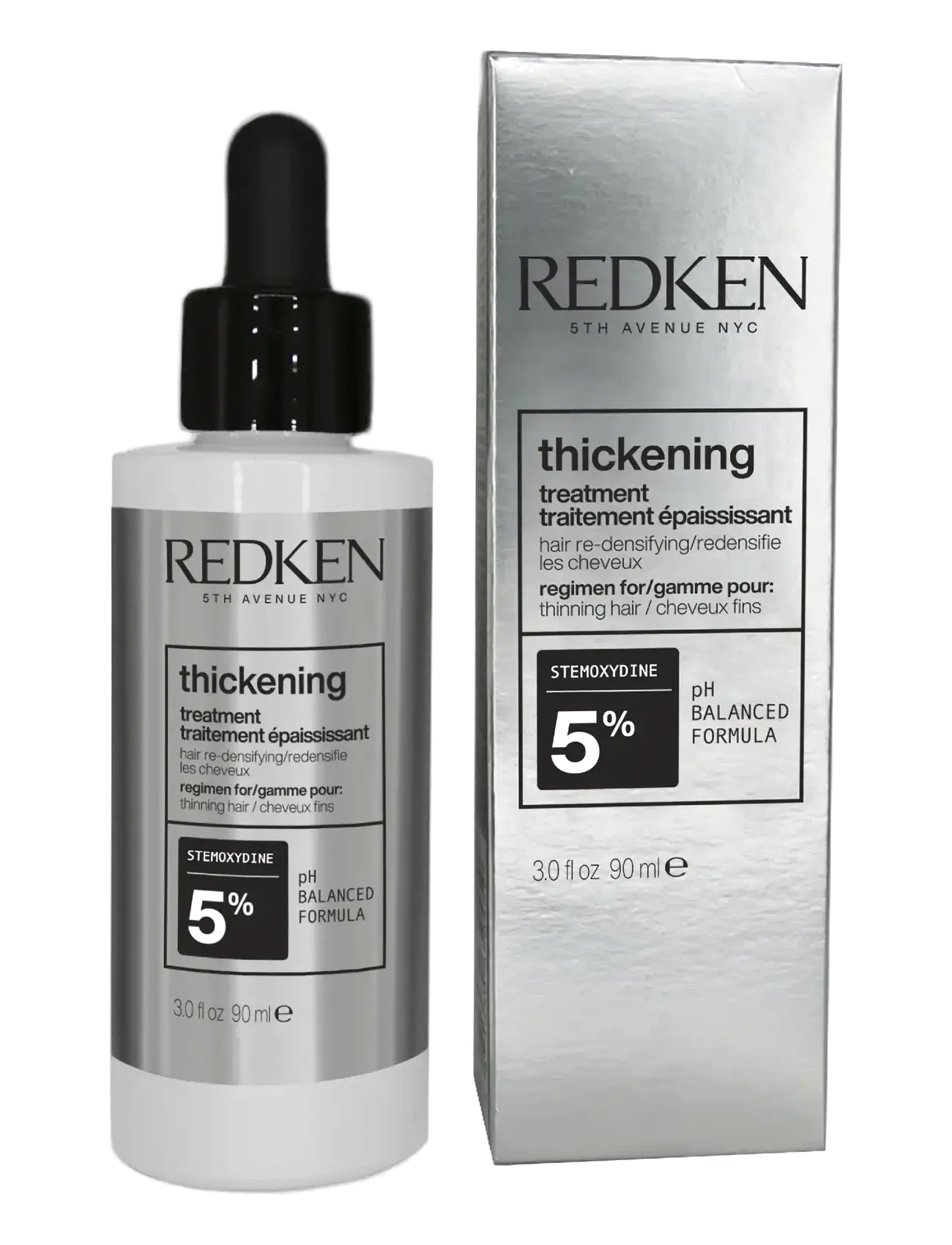 Redken - Redken Cerafill Retaliate Stemoxydine 5% 90 ml - hårkur - clear - 1