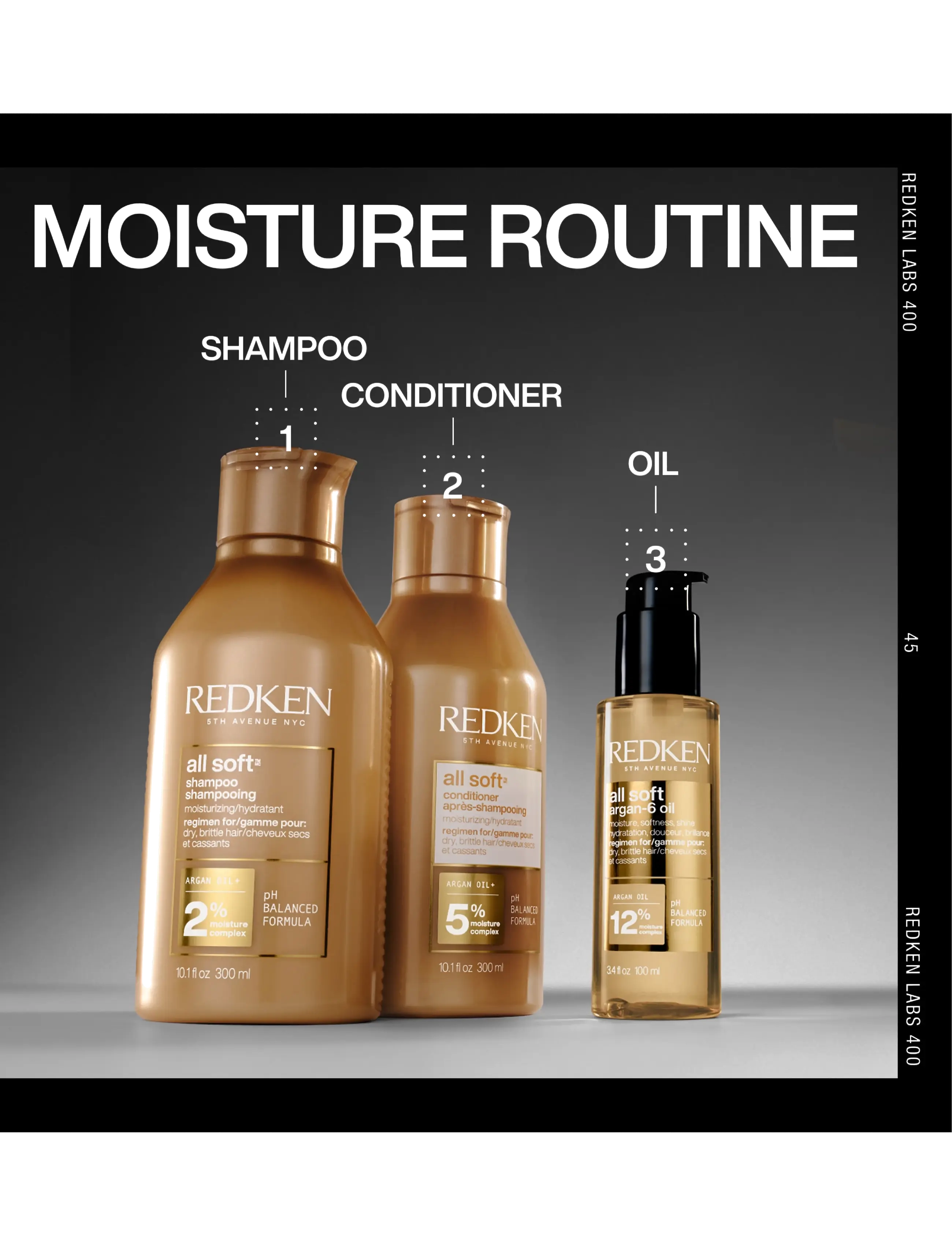 Redken - Redken All Soft Shampoo 300 ml - shampoo - clear - 5