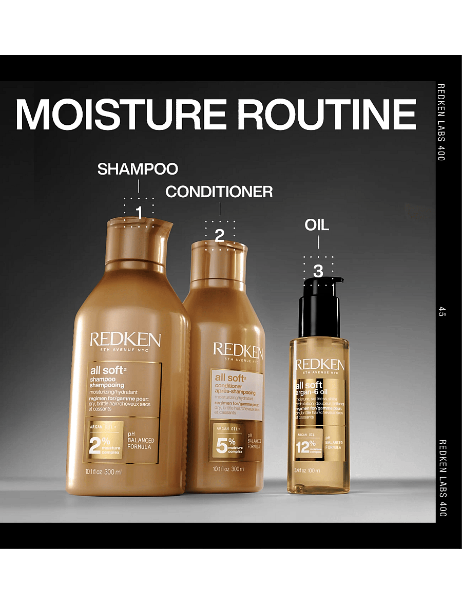 Redken - Redken All Soft Shampoo 300 ml - shampoo - clear - 5