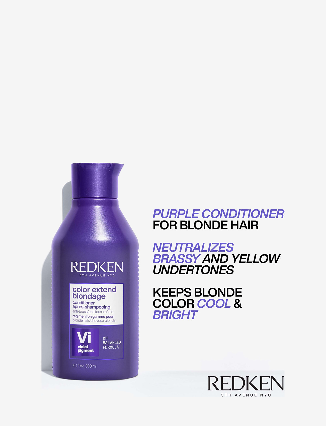 Redken - Redken Color Extend Blondage Conditioner 300 ml - silver-balsam - clear - 2