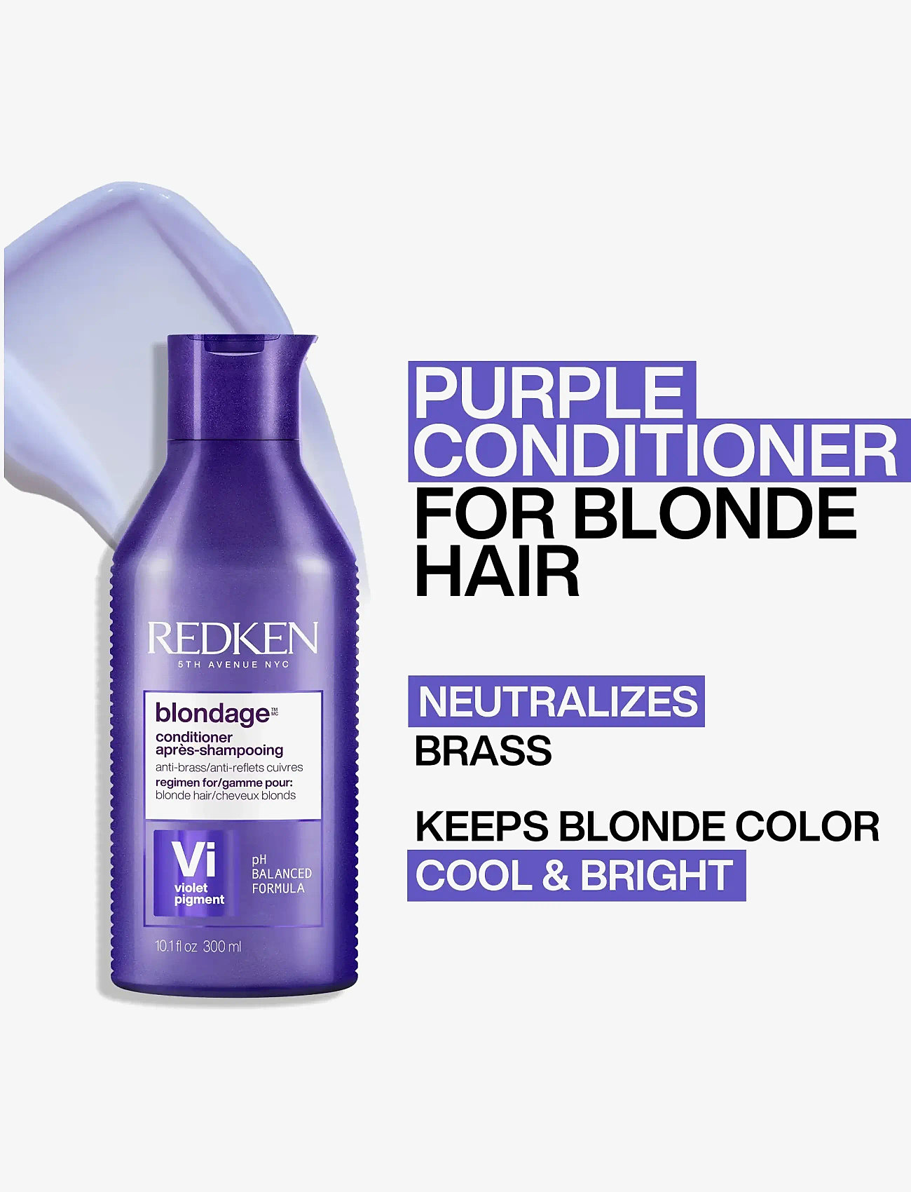 Redken - Redken Color Extend Blondage Conditioner 300 ml - silver-balsam - clear - 3