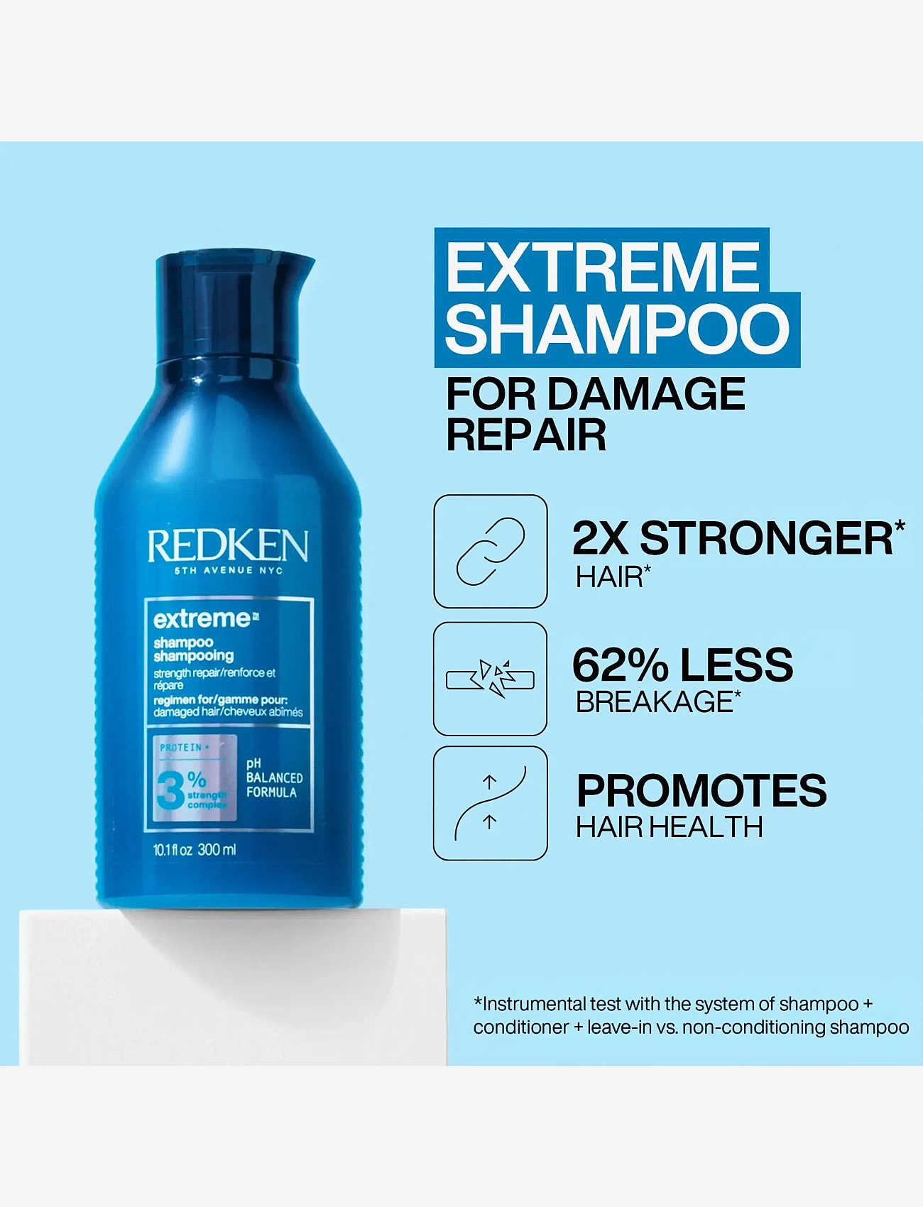 Redken - Redken Extreme Shampoo 300ml - shampoo - clear - 1
