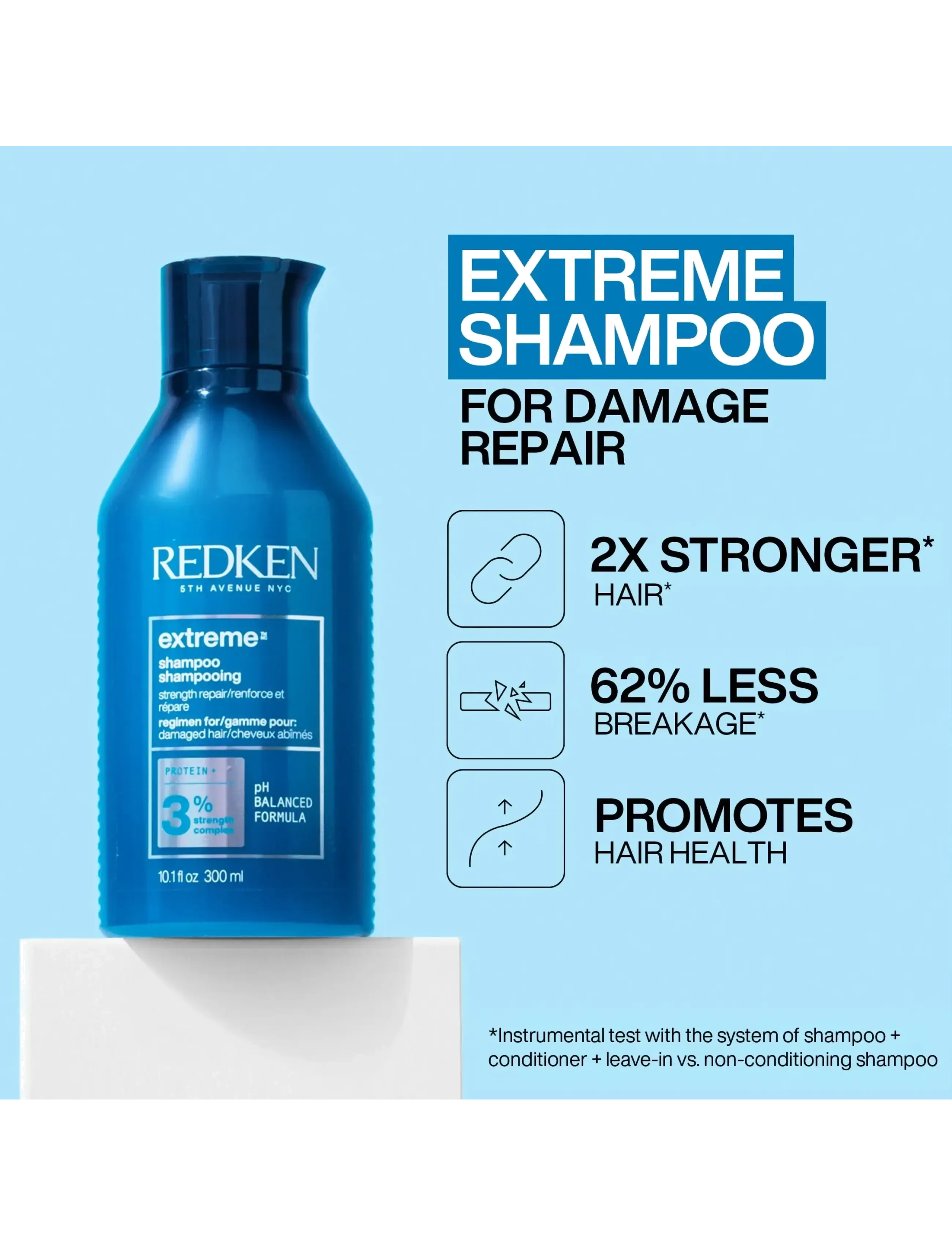 Redken - Redken Extreme Shampoo 300 ml - lägsta priserna - clear - 1