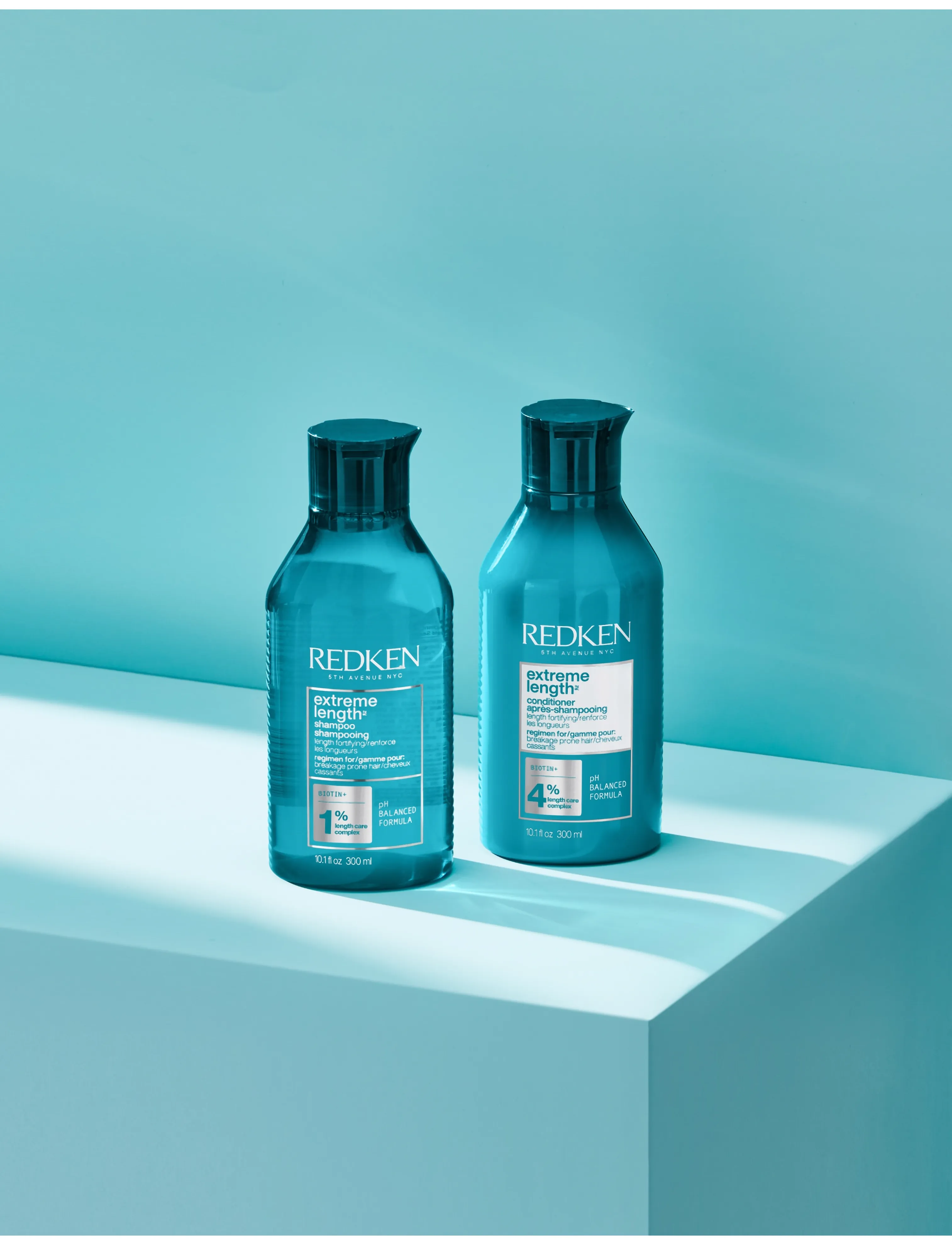 Redken - Extreme Length Shampoo 300 ml - hårvård - clear - 0