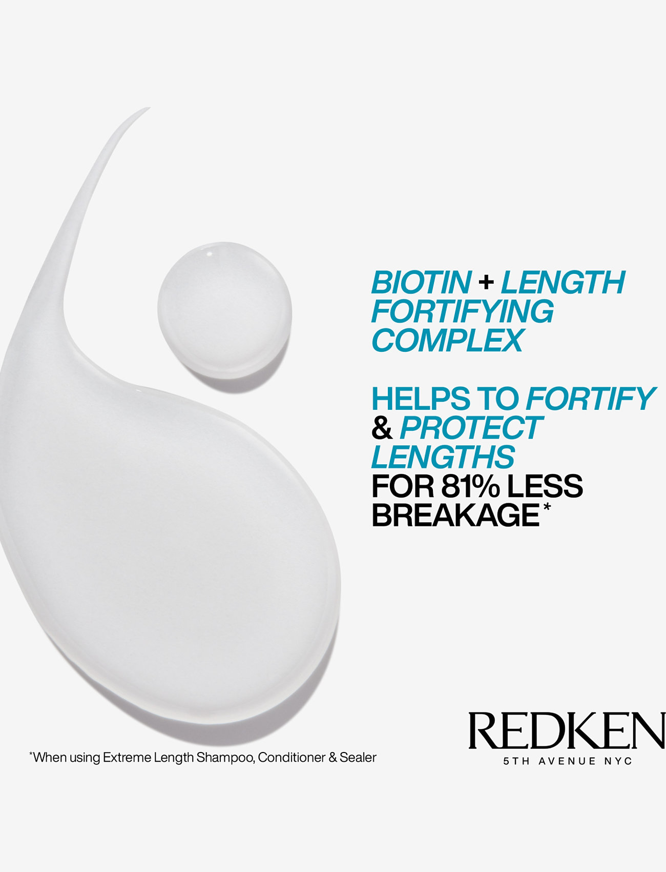 Redken - Redken Extreme Length Shampoo 300 ml - shampoot - clear - 3