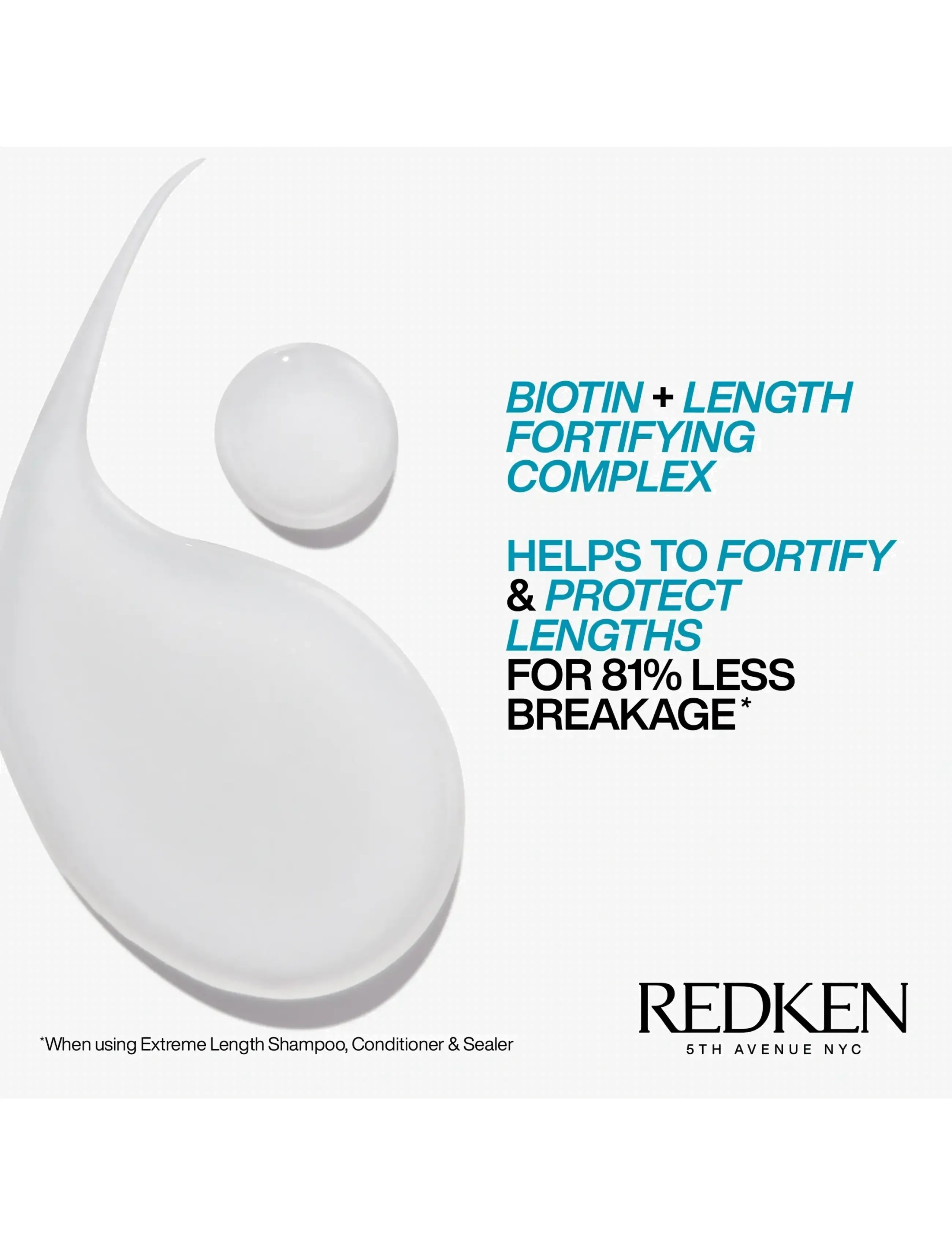 Redken - Redken Extreme Length Shampoo 300 ml - shampoot - clear - 4