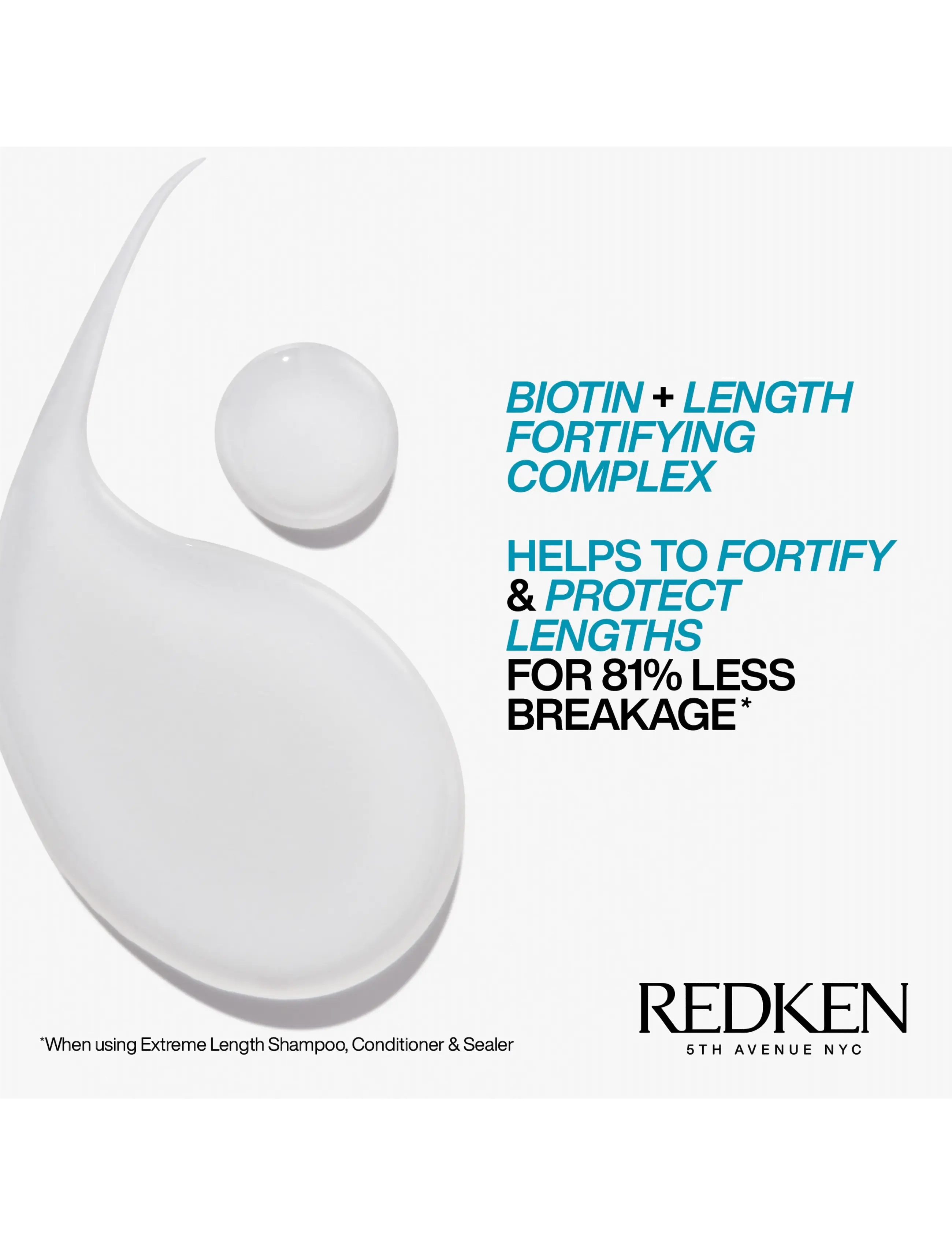 Redken - Extreme Length Shampoo 300 ml - hårvård - clear - 5