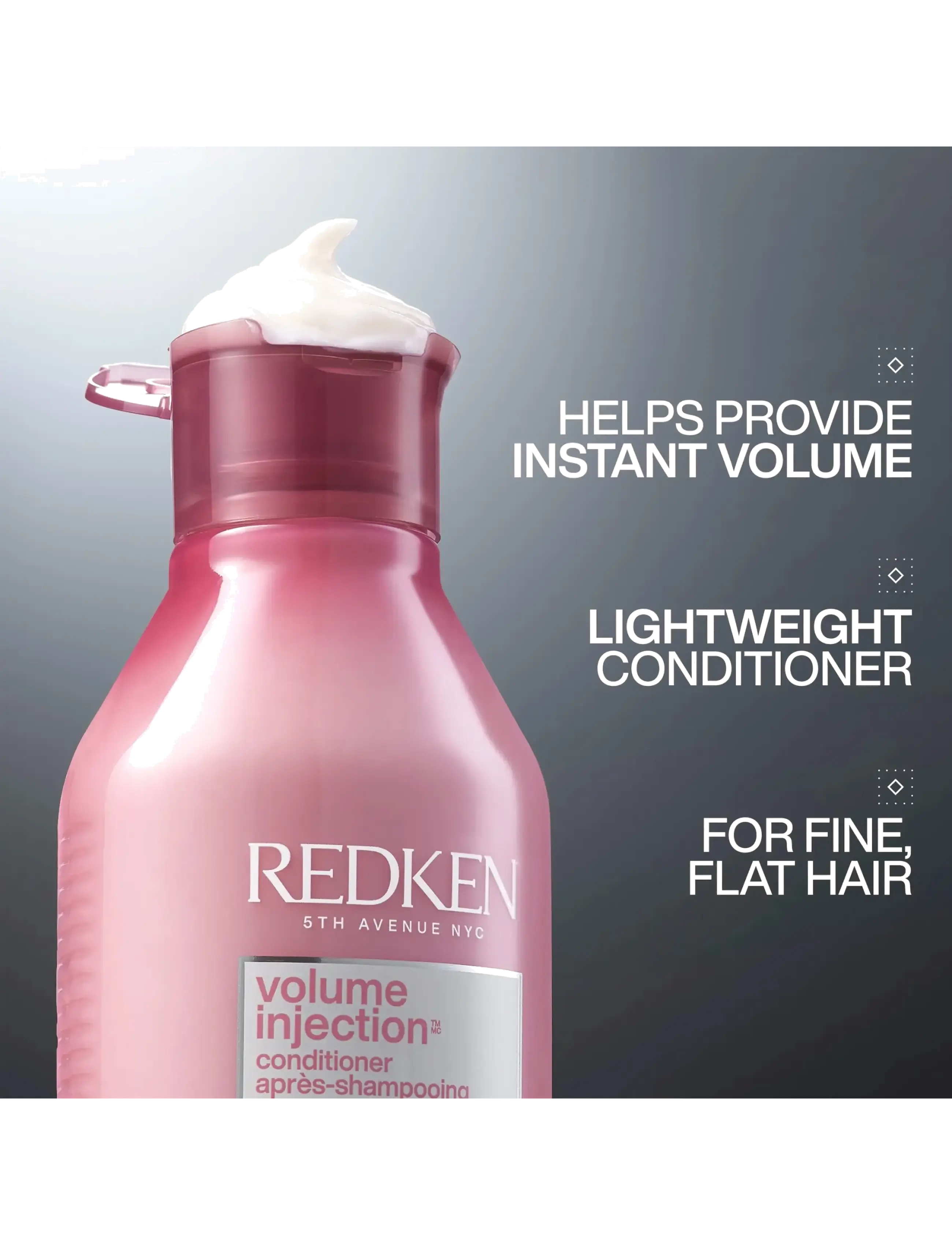 Redken - Redken Volume Injection Conditioner 300 ml - lägsta priserna - clear - 1