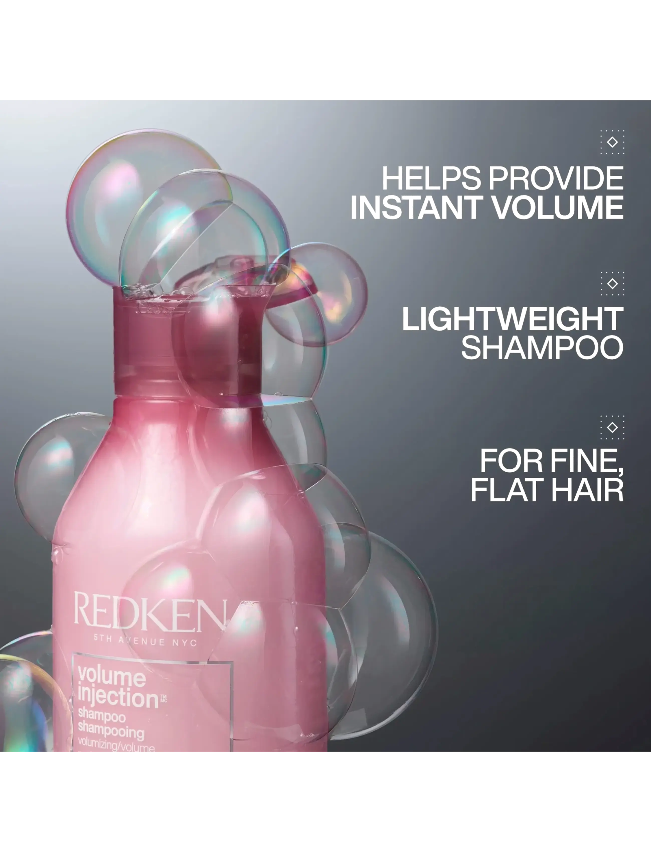 Redken - Redken Volume Injection Shampoo 300 ml - laveste priser - clear - 1
