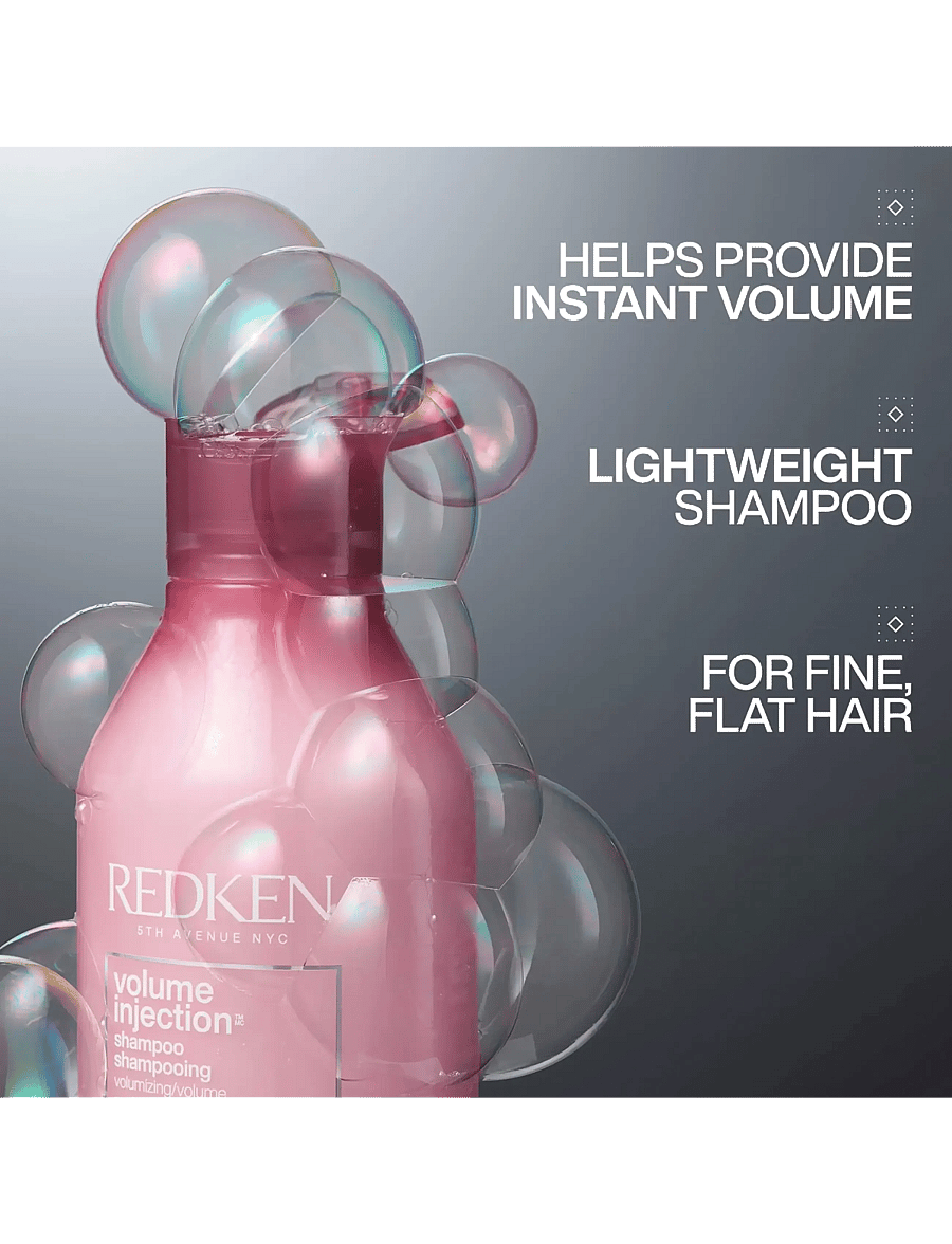 Redken - Redken Volume Injection Shampoo 300 ml - shampoo - clear - 1